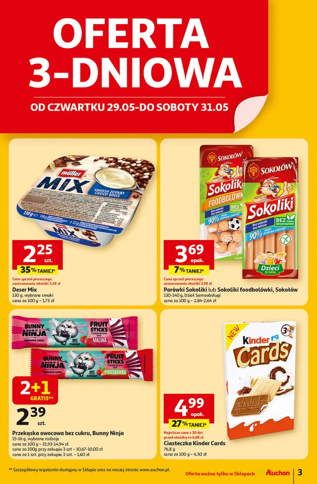 gazetka promocyjna Moje Auchan Pewność niskich cen - Strona 3