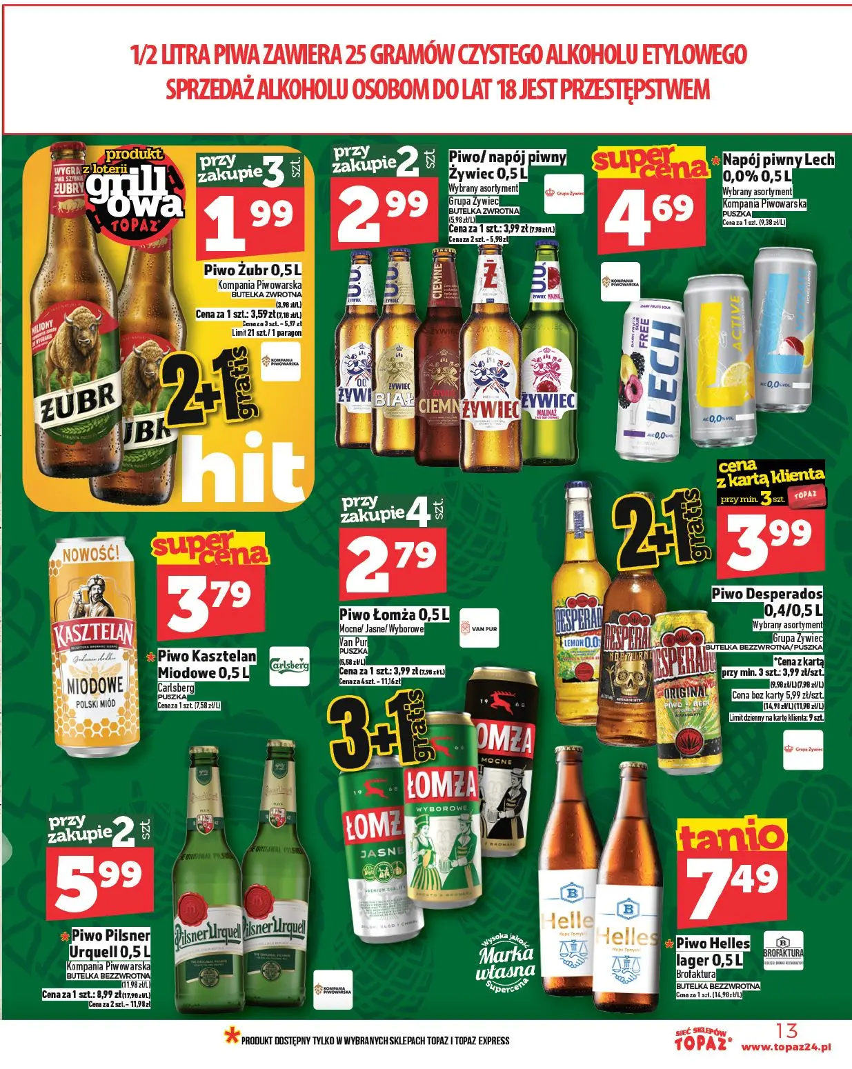 gazetka promocyjna Topaz Warszawa - Strona 13