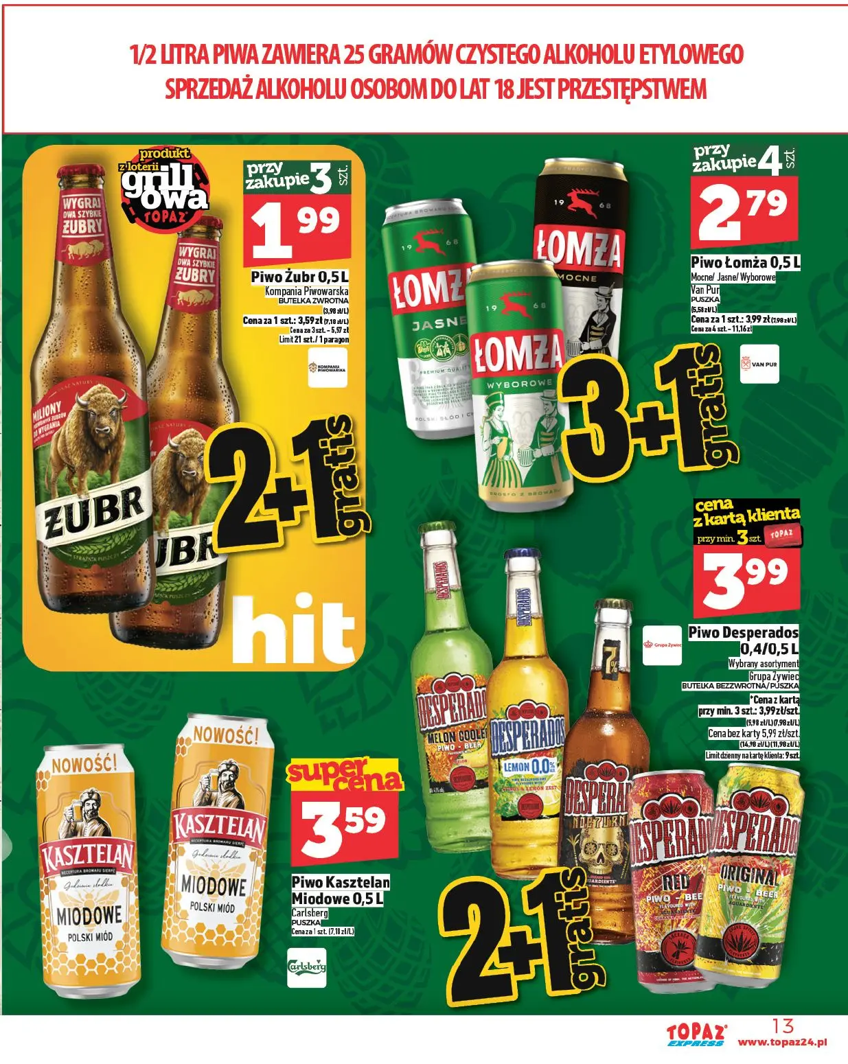 gazetka promocyjna Topaz Express - Strona 13