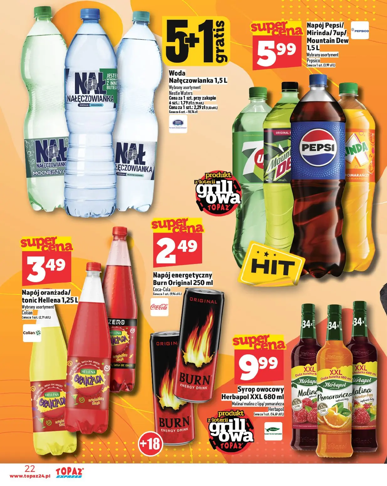 gazetka promocyjna Topaz Express - Strona 22