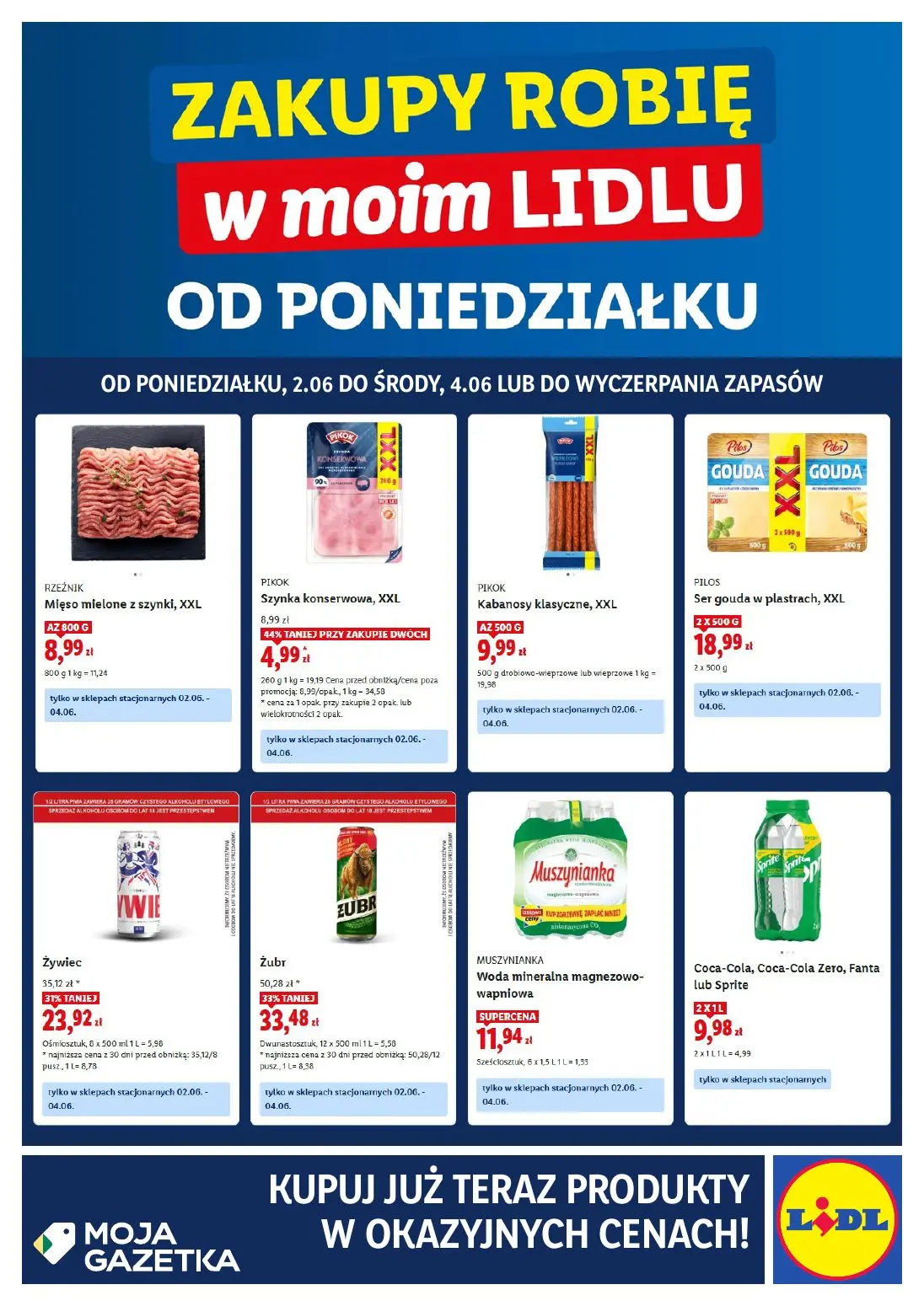 gazetka promocyjna LIDL Zakupy robię w moim Lidlu od poniedziałku - Strona 1