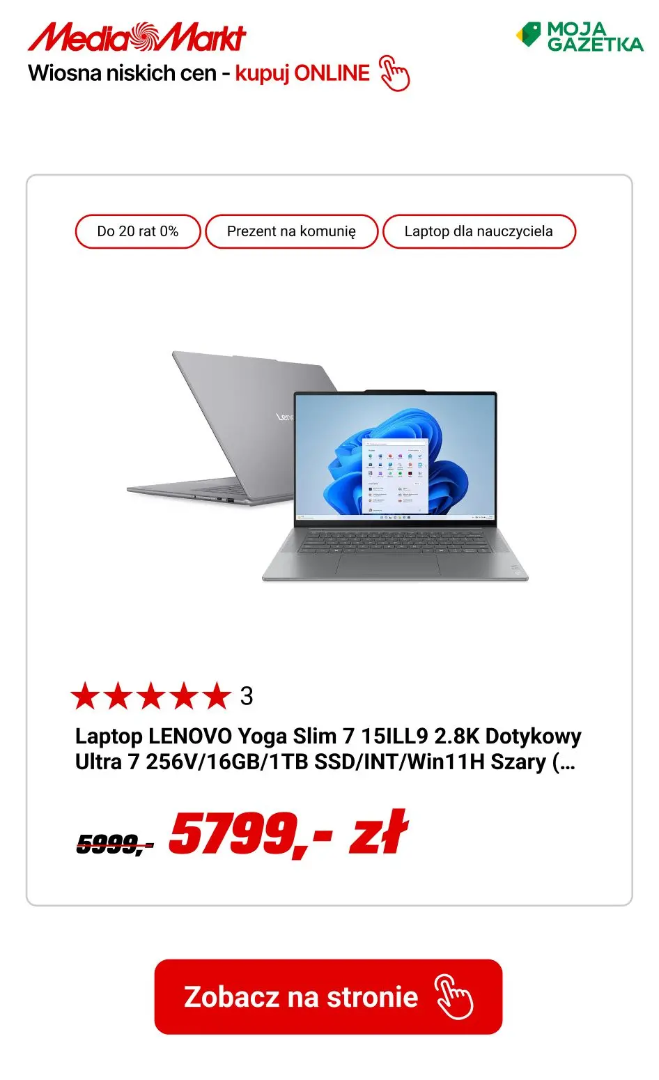 gazetka promocyjna Media Markt Wiosna niskich cen! - Strona 11