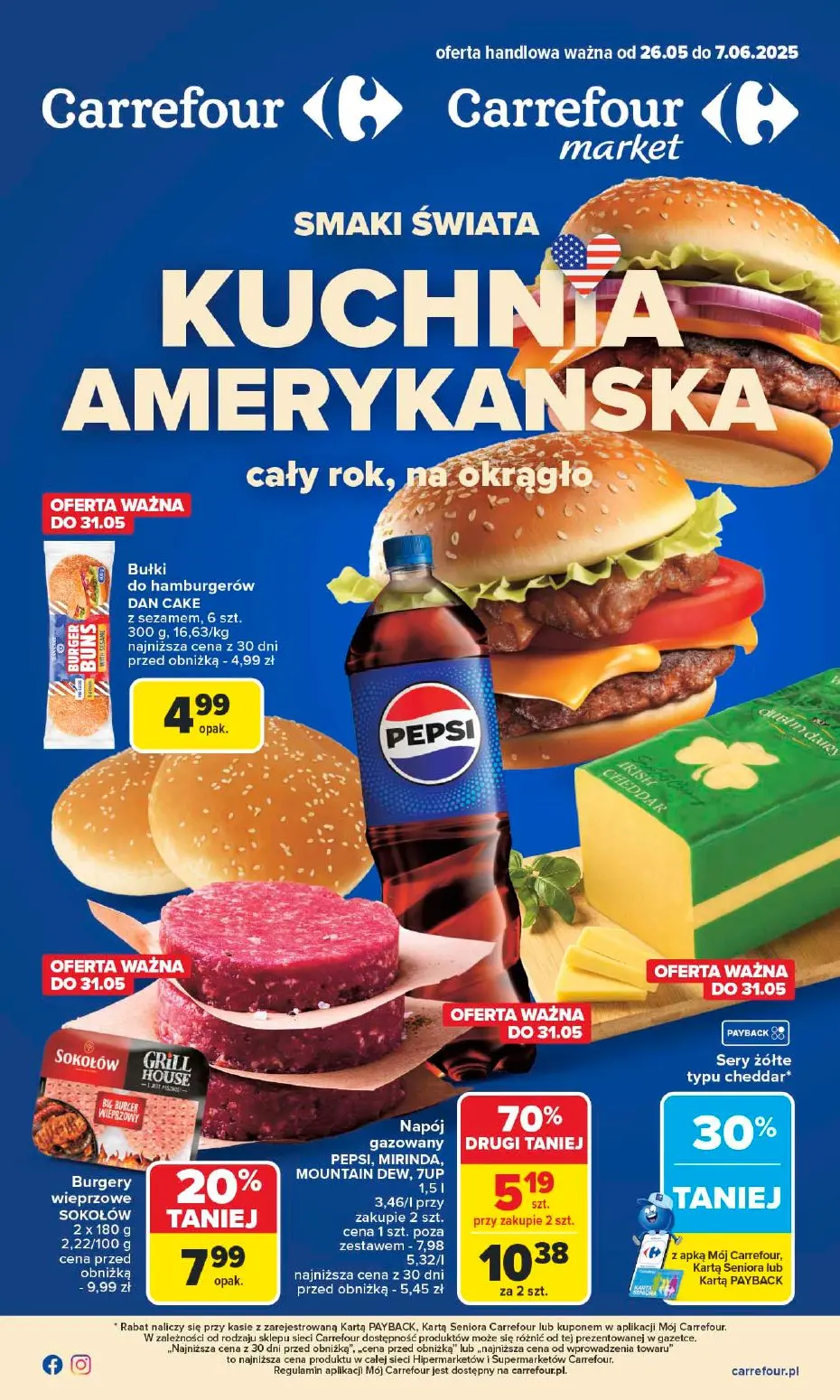 gazetka promocyjna Carrefour Kuchnia Amerykańska - Strona 1