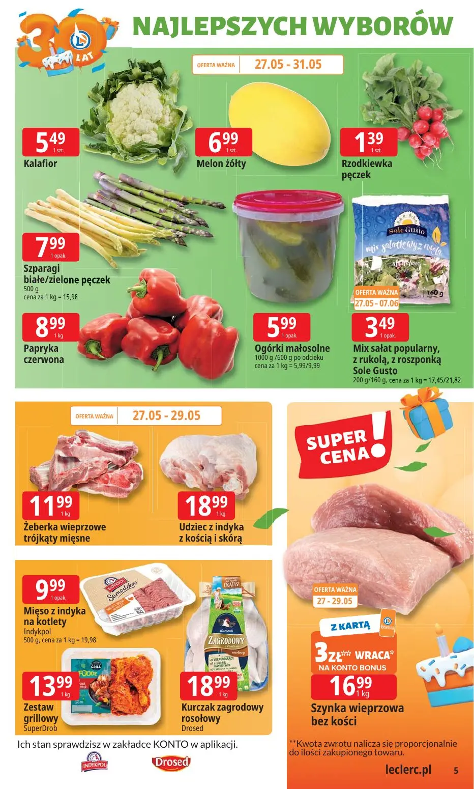 gazetka promocyjna E.Leclerc 30 lat najlepszych wyborów - Strona 5