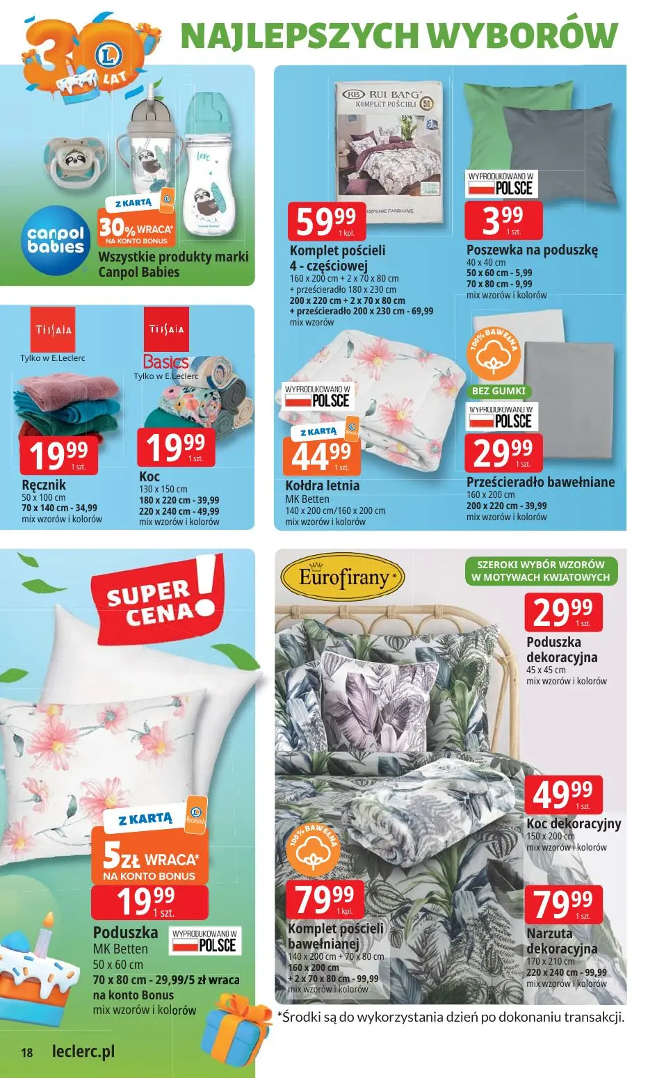 gazetka promocyjna E.Leclerc 30 lat najlepszych wyborów - Strona 18