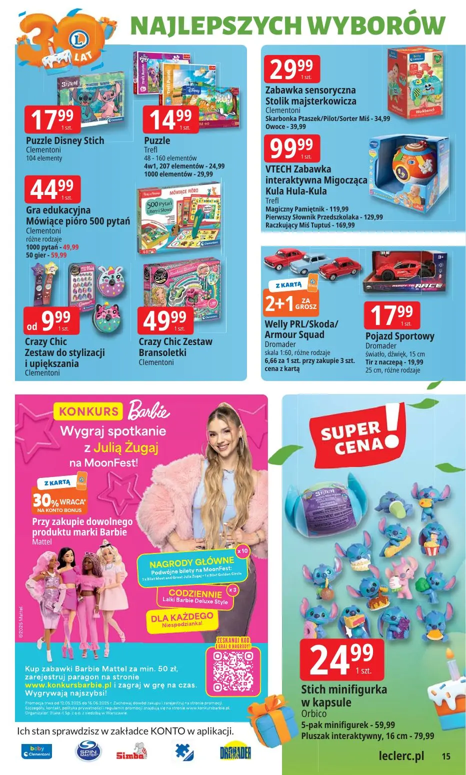 gazetka promocyjna E.Leclerc 30 lat najlepszych wyborów - Strona 15
