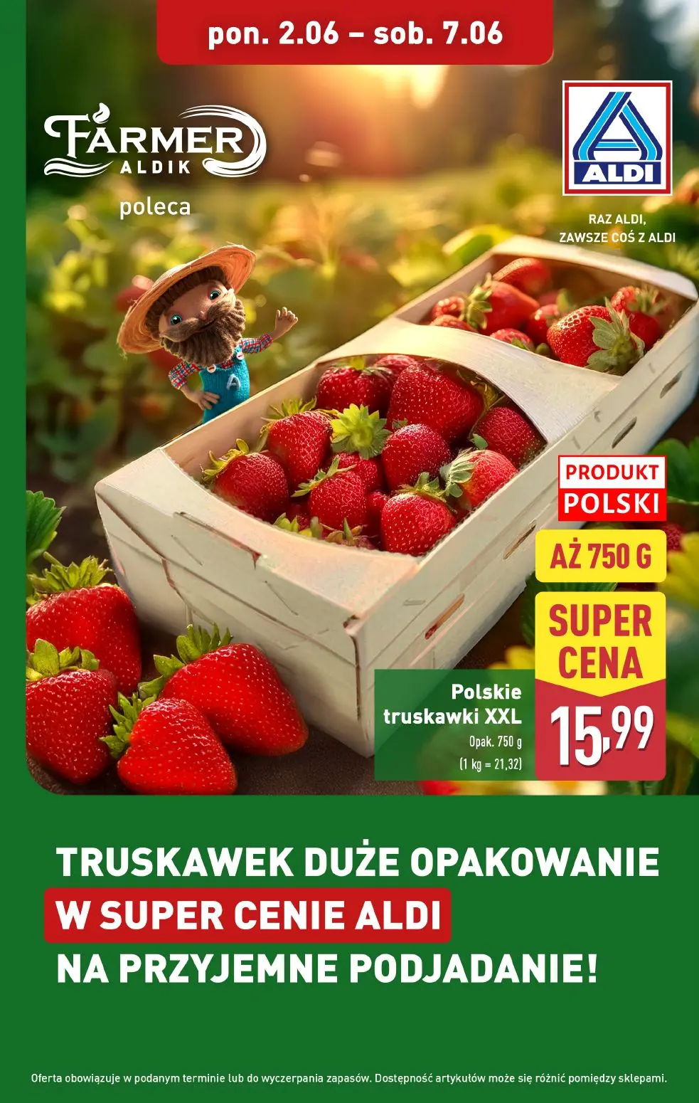 gazetka promocyjna ALDI Nektarynki i truskawki 🍓 - Strona 1