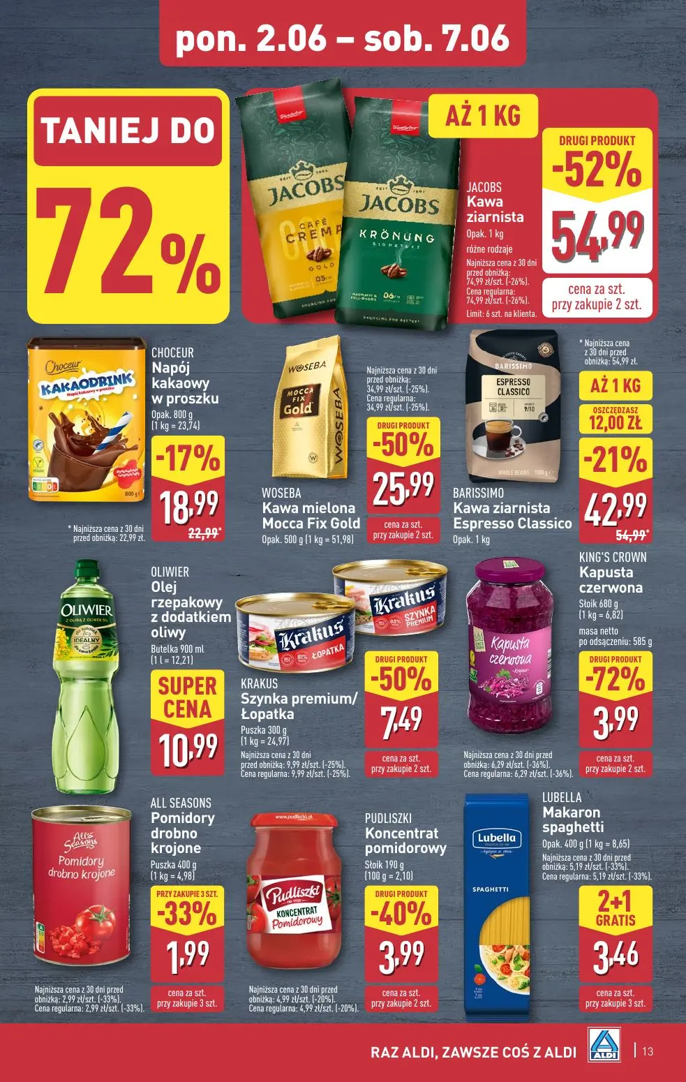 gazetka promocyjna ALDI Raz ALDI, zawsze coś z ALDI - Strona 13