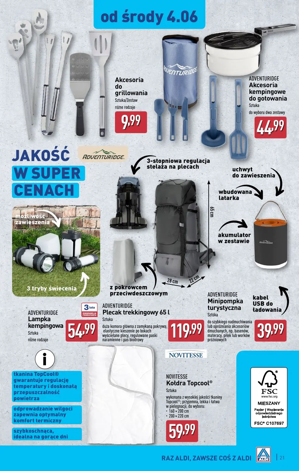 gazetka promocyjna ALDI Raz ALDI, zawsze coś z ALDI - Strona 21