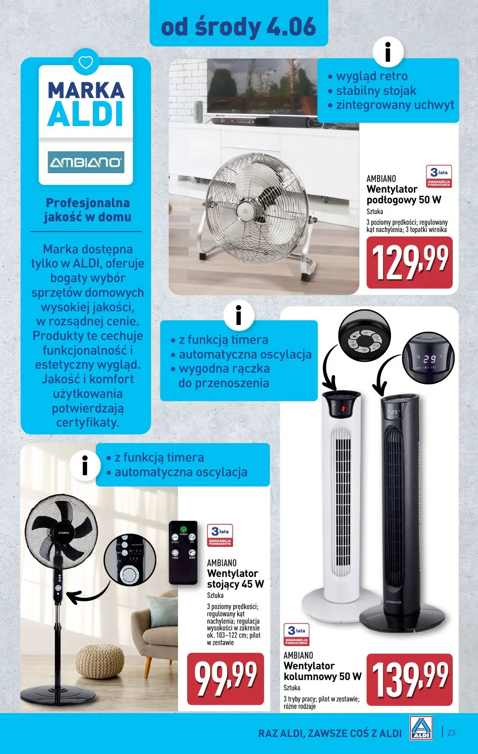 gazetka promocyjna ALDI Raz ALDI, zawsze coś z ALDI - Strona 23