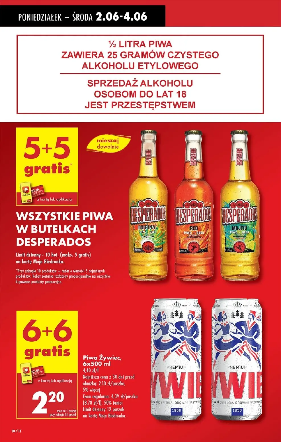 gazetka promocyjna Biedronka Od poniedziałku - Strona 10