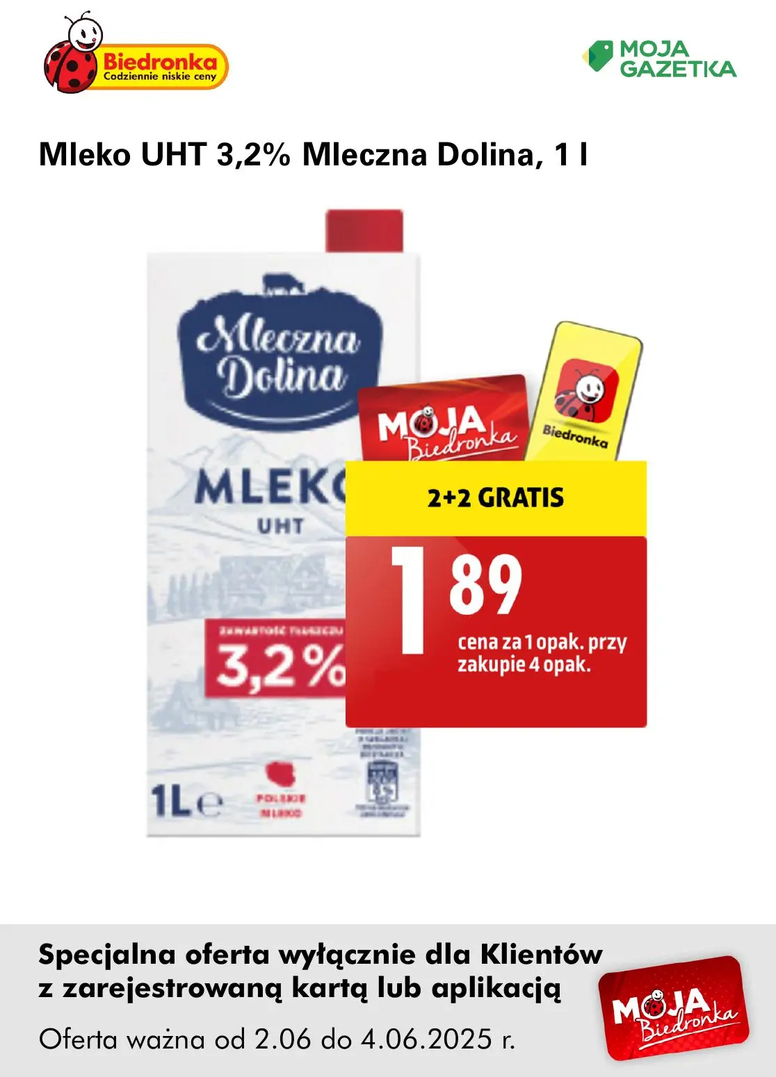 gazetka promocyjna Biedronka Oferta z kartą Moja Biedronka - Strona 2