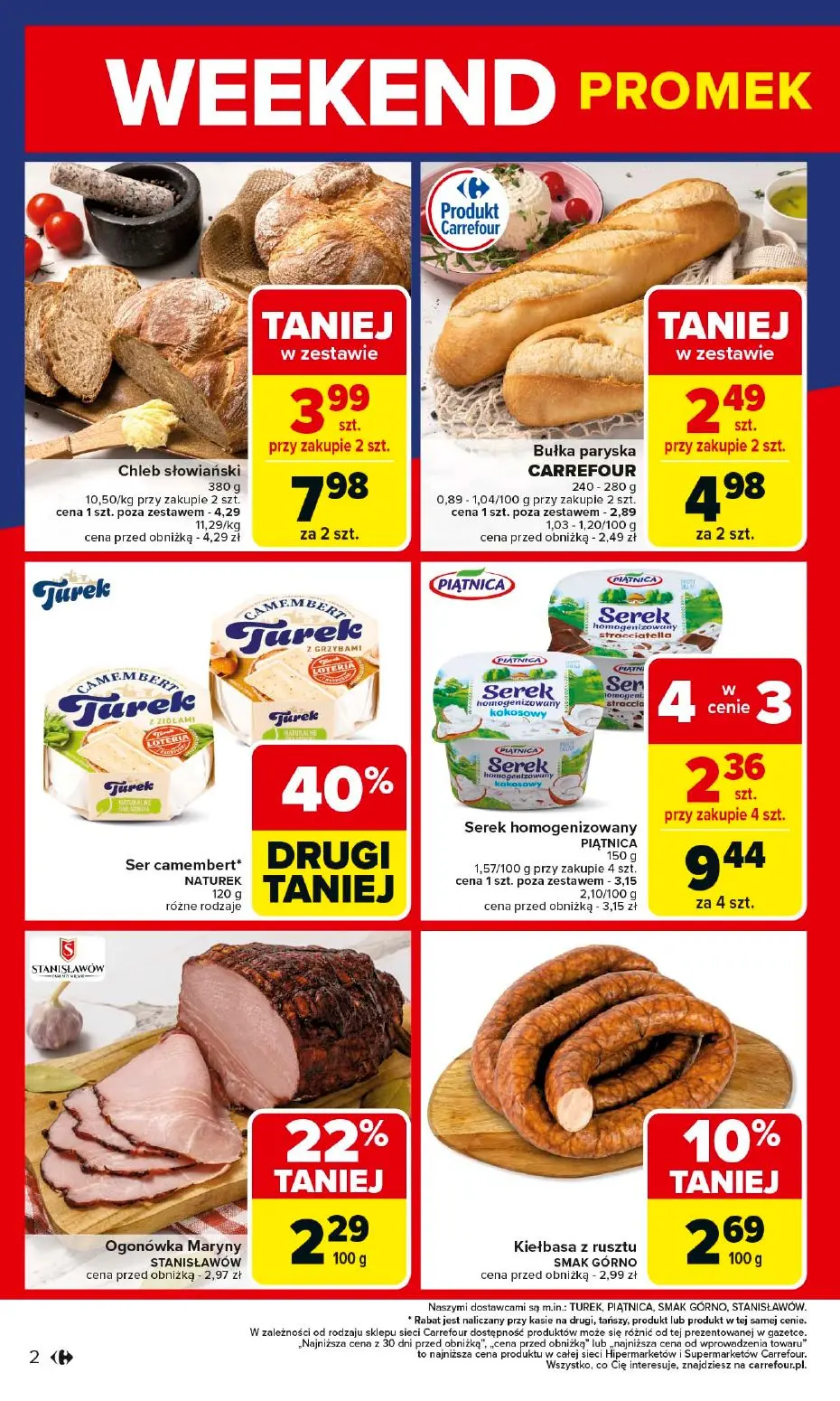 gazetka promocyjna Carrefour Weekend do czwartku - Strona 2