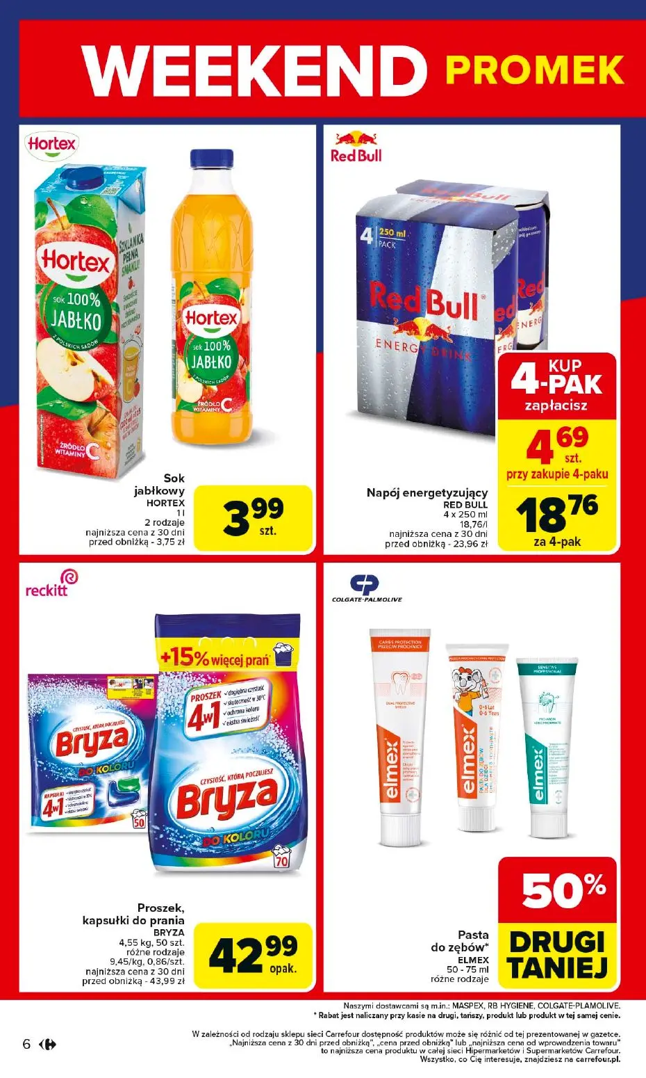 gazetka promocyjna Carrefour Weekend do czwartku - Strona 6