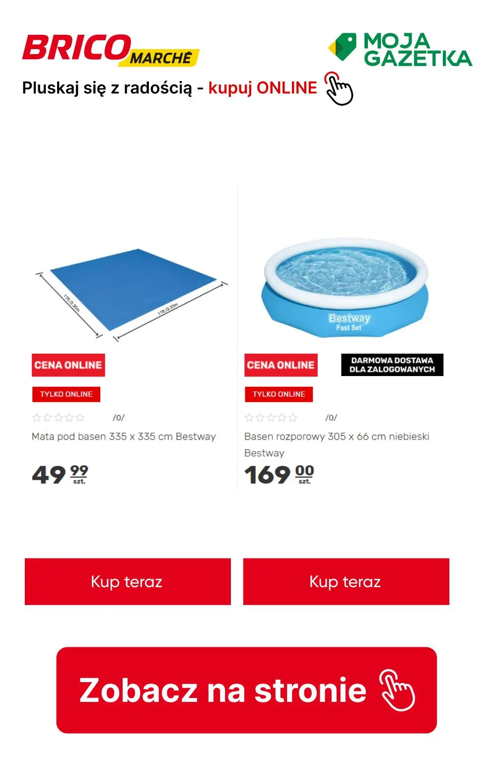 gazetka promocyjna BRICOMARCHE Pluskaj się z radością!! - Strona 8