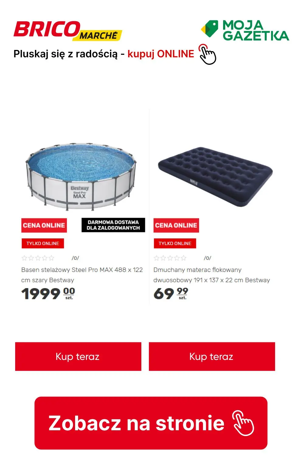 gazetka promocyjna BRICOMARCHE Pluskaj się z radością!! - Strona 12