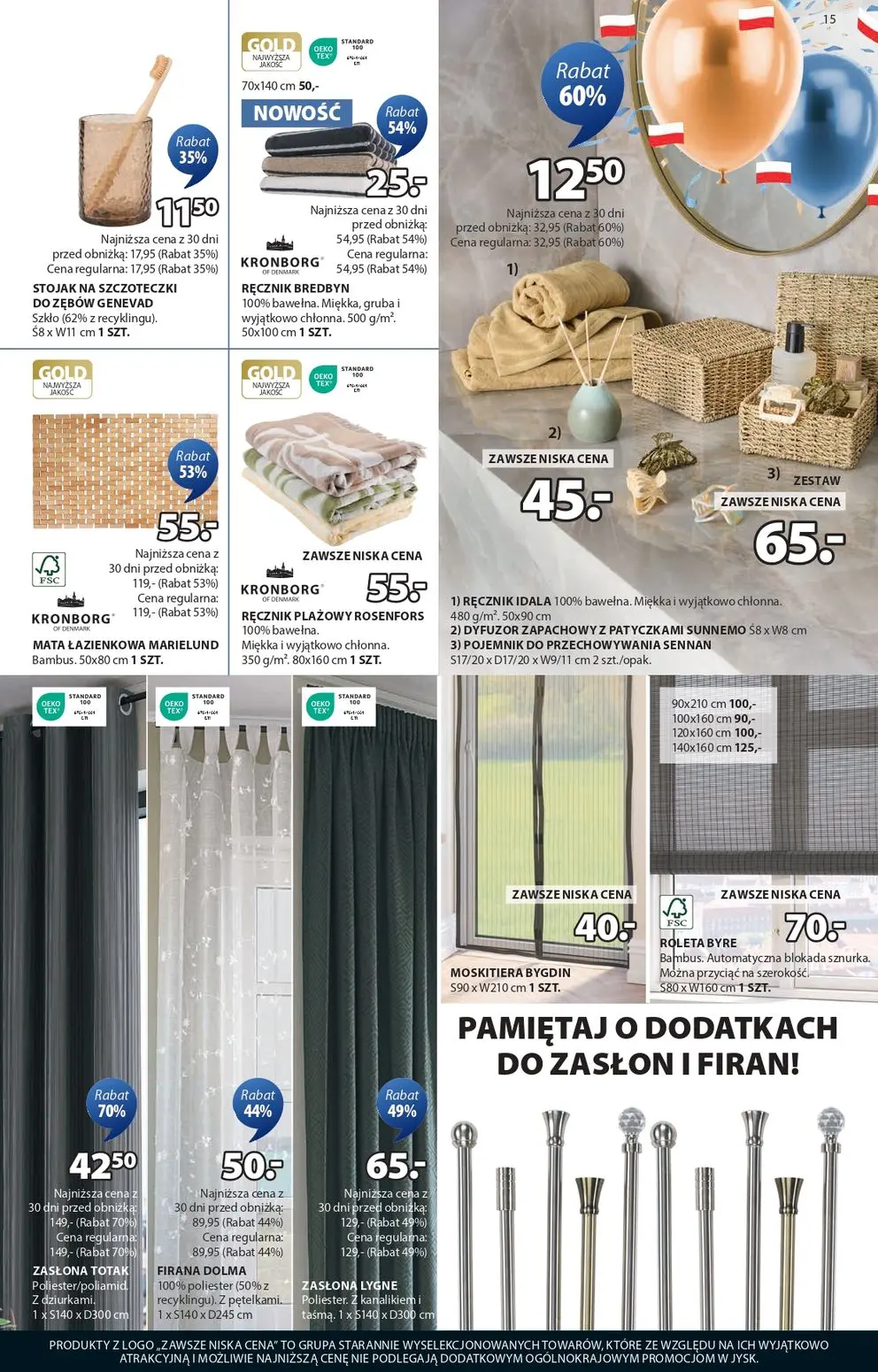 gazetka promocyjna JYSK Świętujemy urodziny - Strona 15