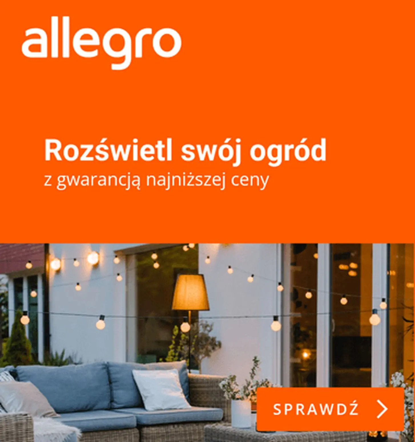 gazetka promocyjna Allegro Meble i oświetlenie ogrodowe - Strona 1