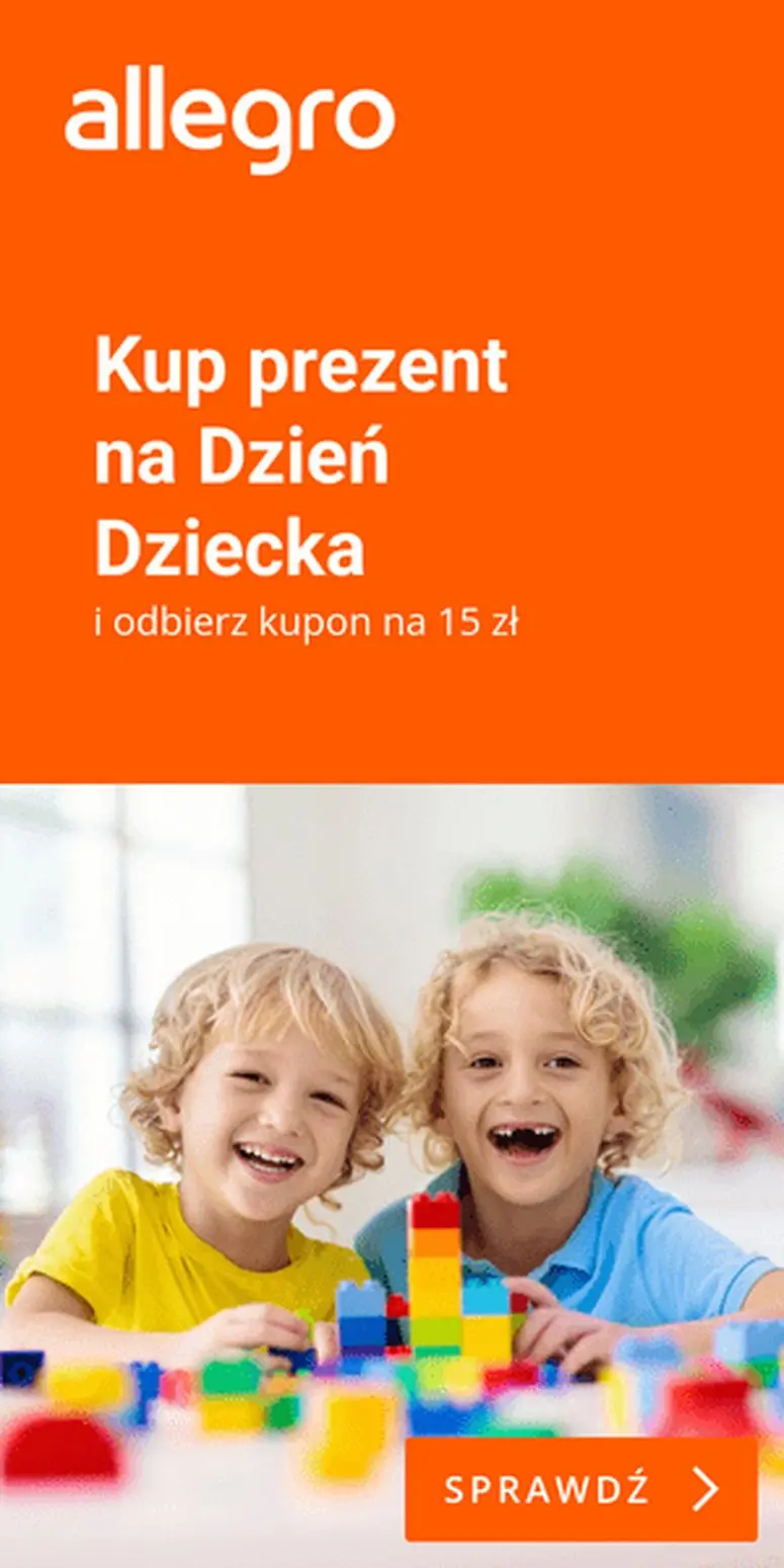 gazetka promocyjna Allegro Kup prezent na Dzień Dziecka i odbierz kupon na 15 zł - Strona 1