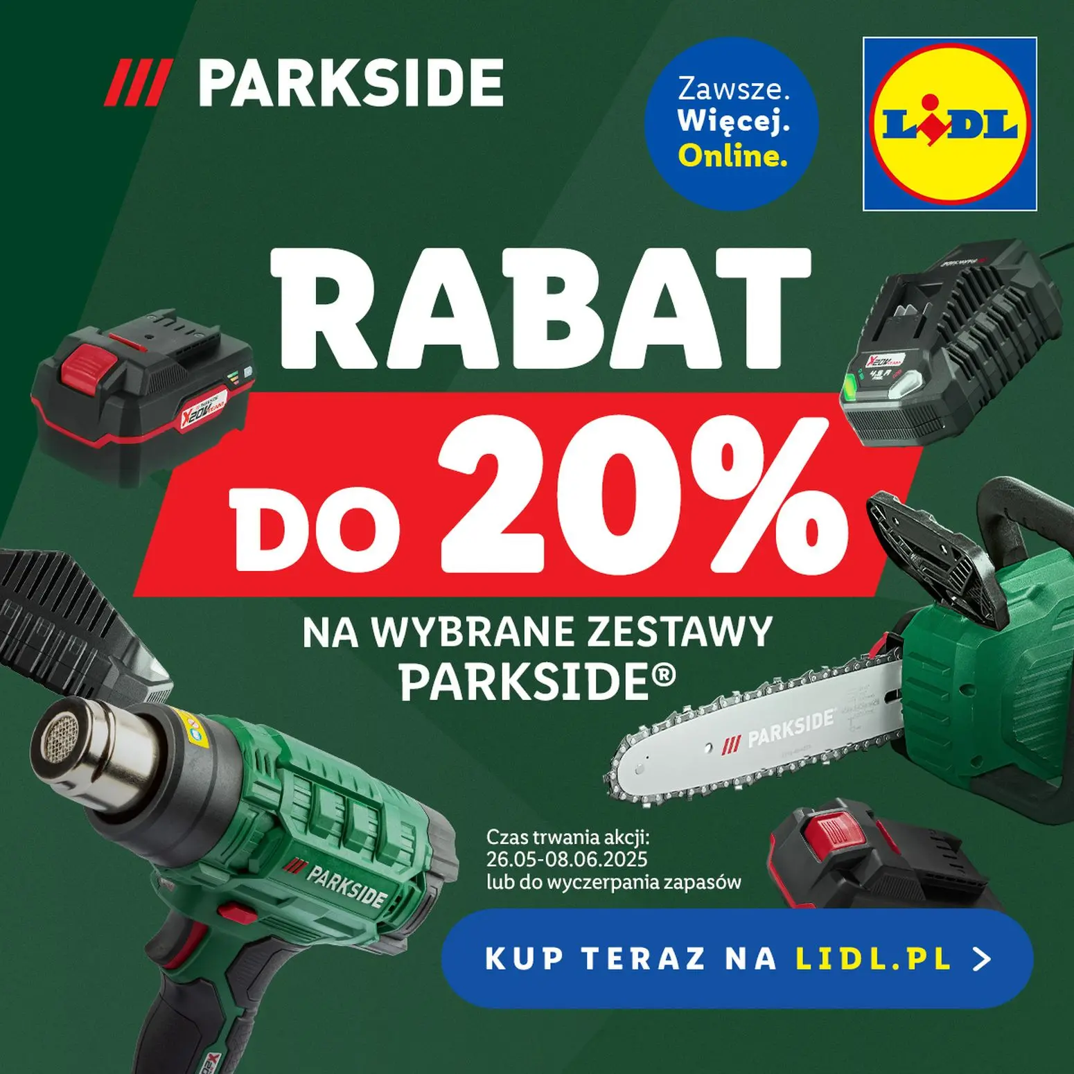 gazetka promocyjna LIDL zestawy PARKSIDE do -20% - Strona 1