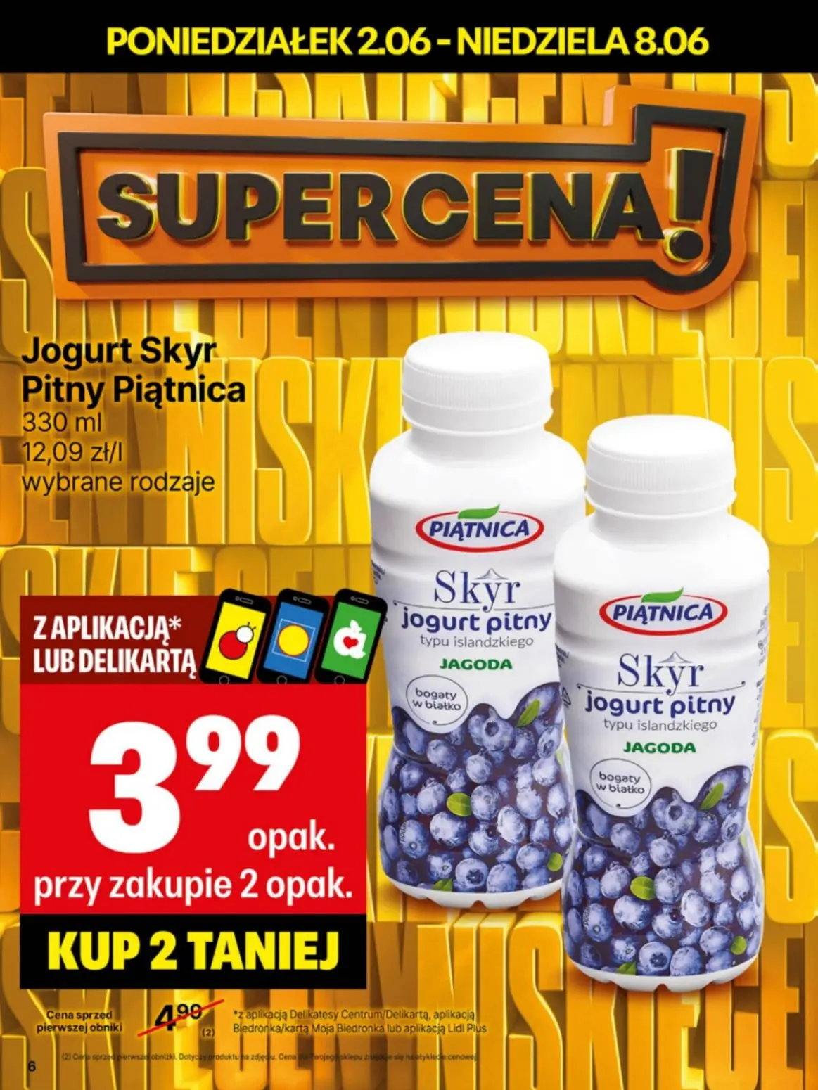 gazetka promocyjna Delikatesy Centrum Od poniedziałku - Strona 6