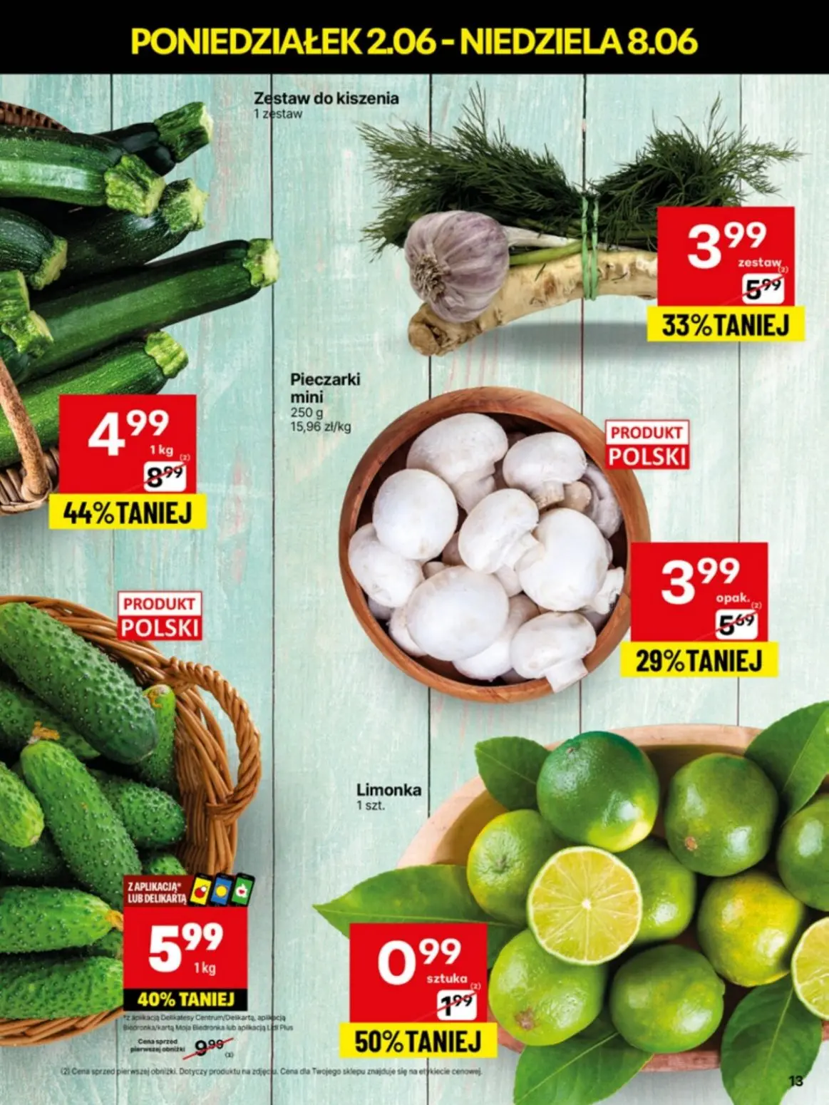 gazetka promocyjna Delikatesy Centrum Od poniedziałku - Strona 13