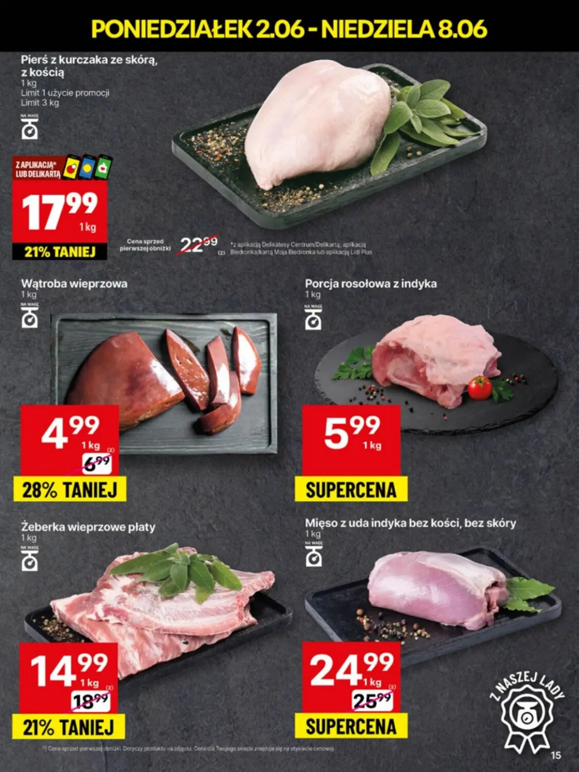 gazetka promocyjna Delikatesy Centrum Od poniedziałku - Strona 15