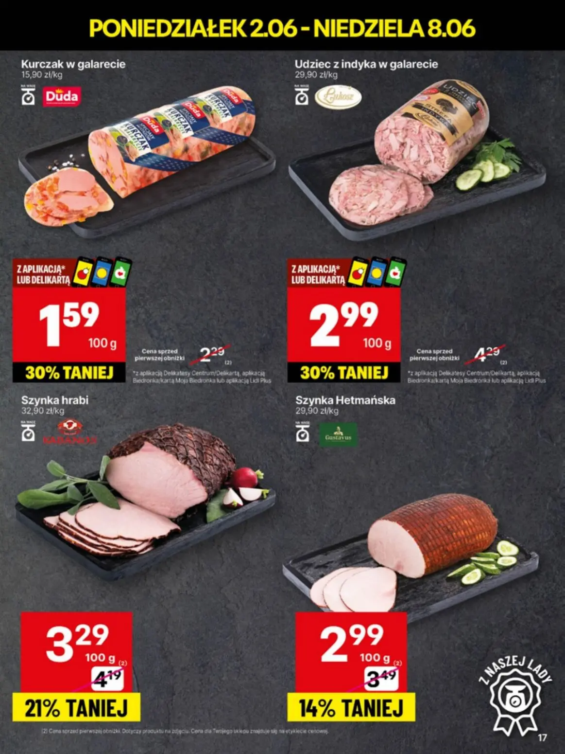 gazetka promocyjna Delikatesy Centrum Od poniedziałku - Strona 17