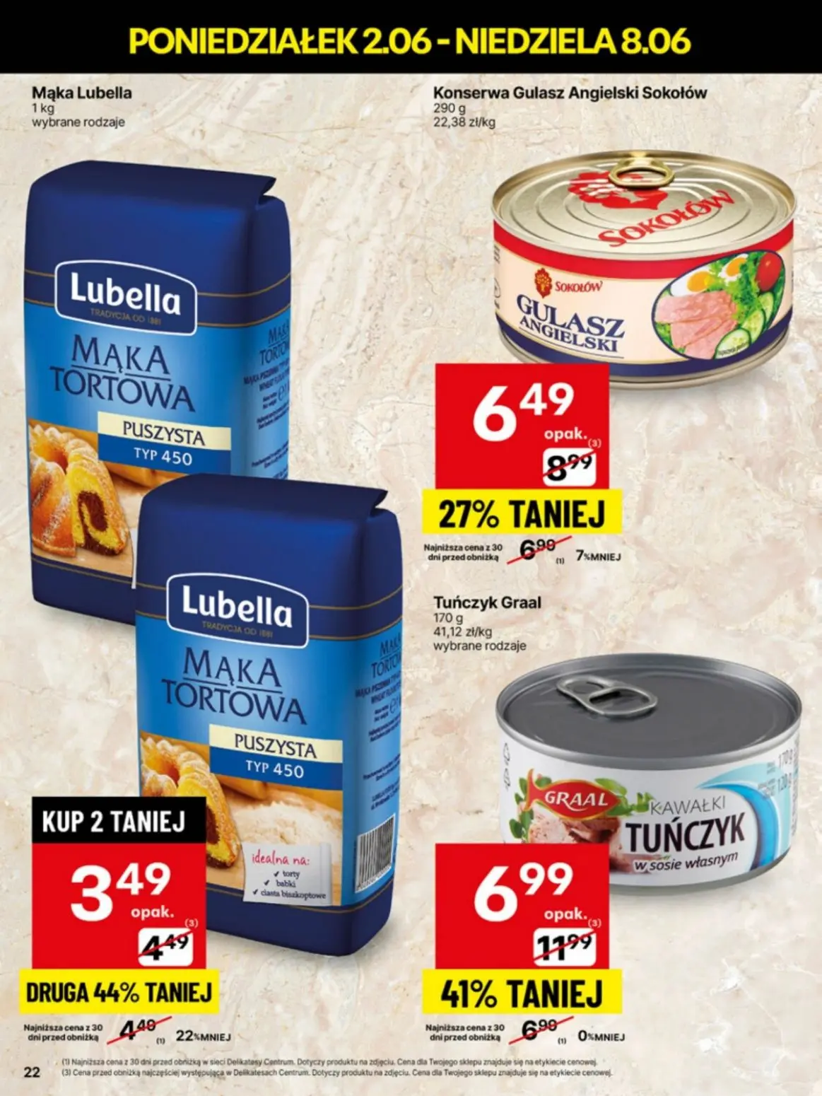 gazetka promocyjna Delikatesy Centrum Od poniedziałku - Strona 22