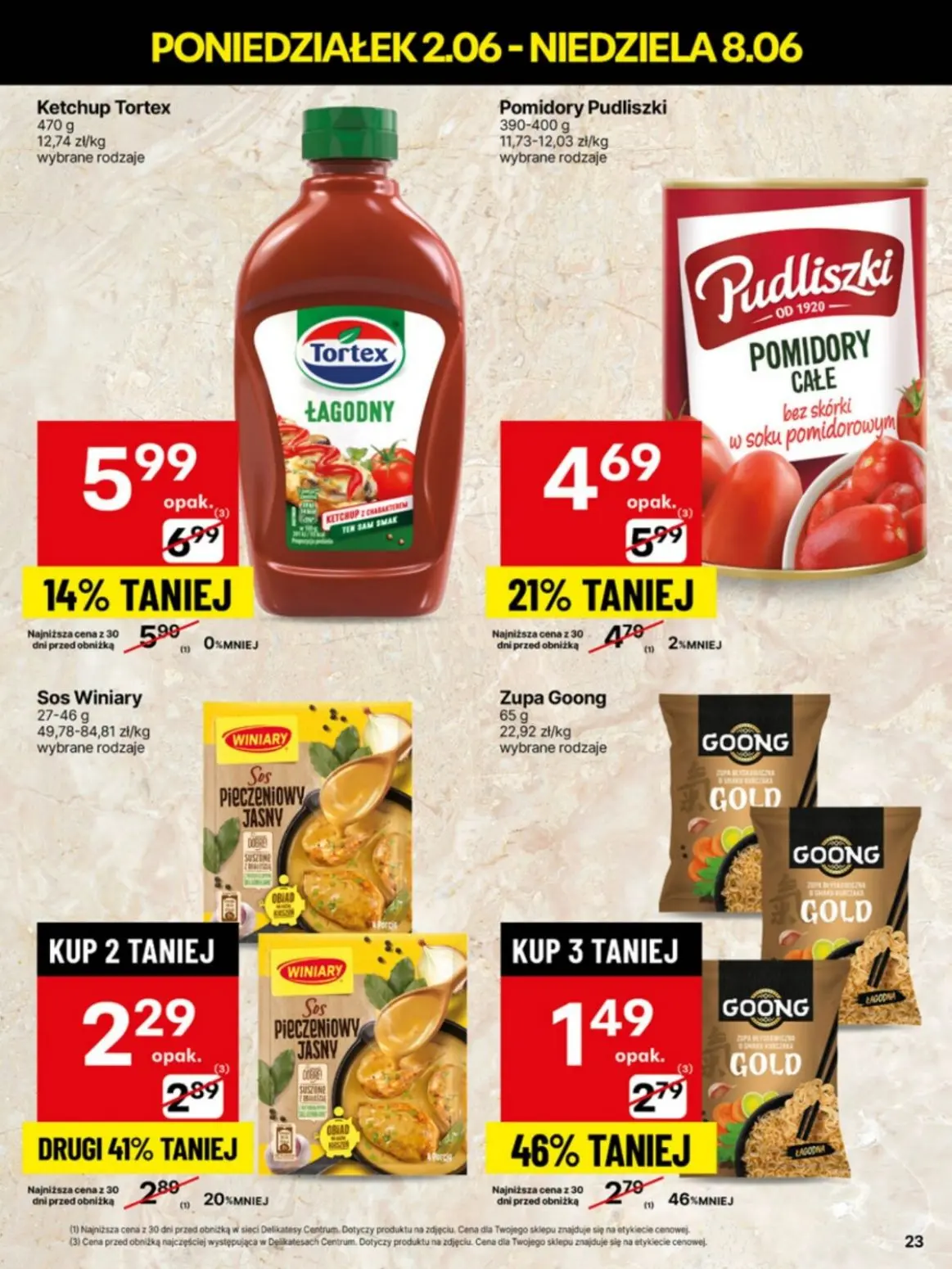 gazetka promocyjna Delikatesy Centrum Od poniedziałku - Strona 23