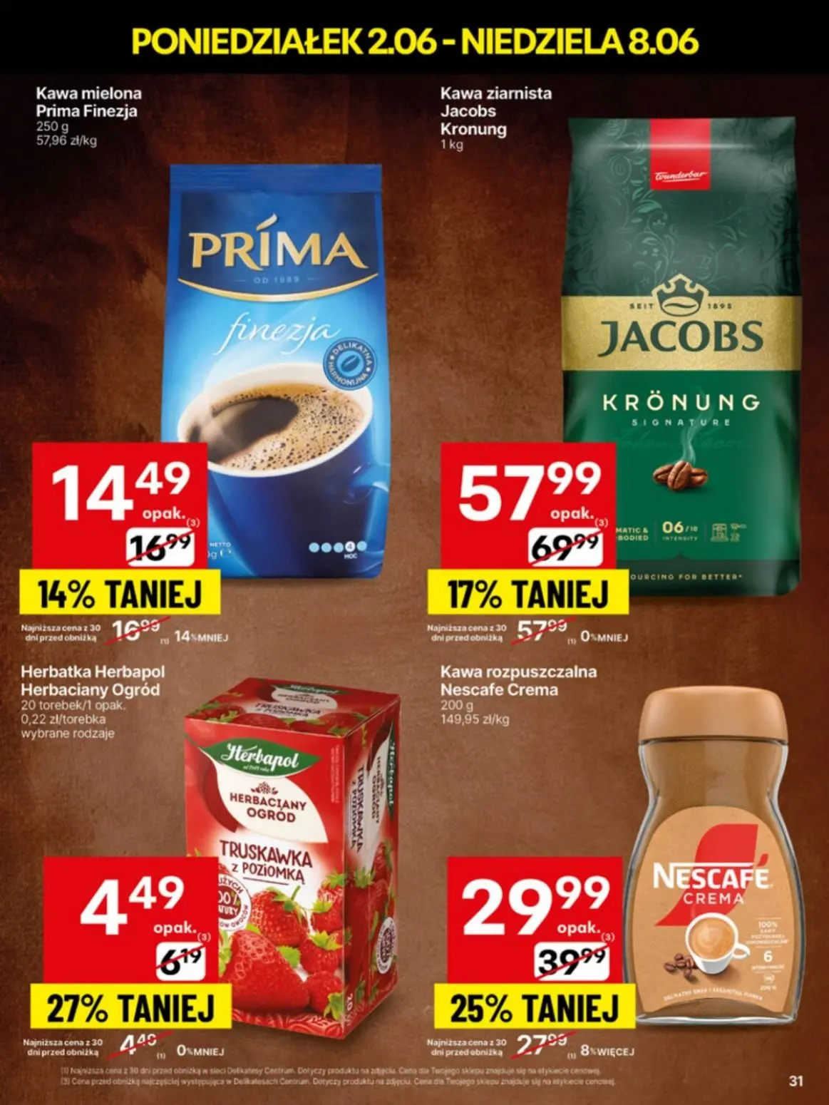 gazetka promocyjna Delikatesy Centrum Od poniedziałku - Strona 31