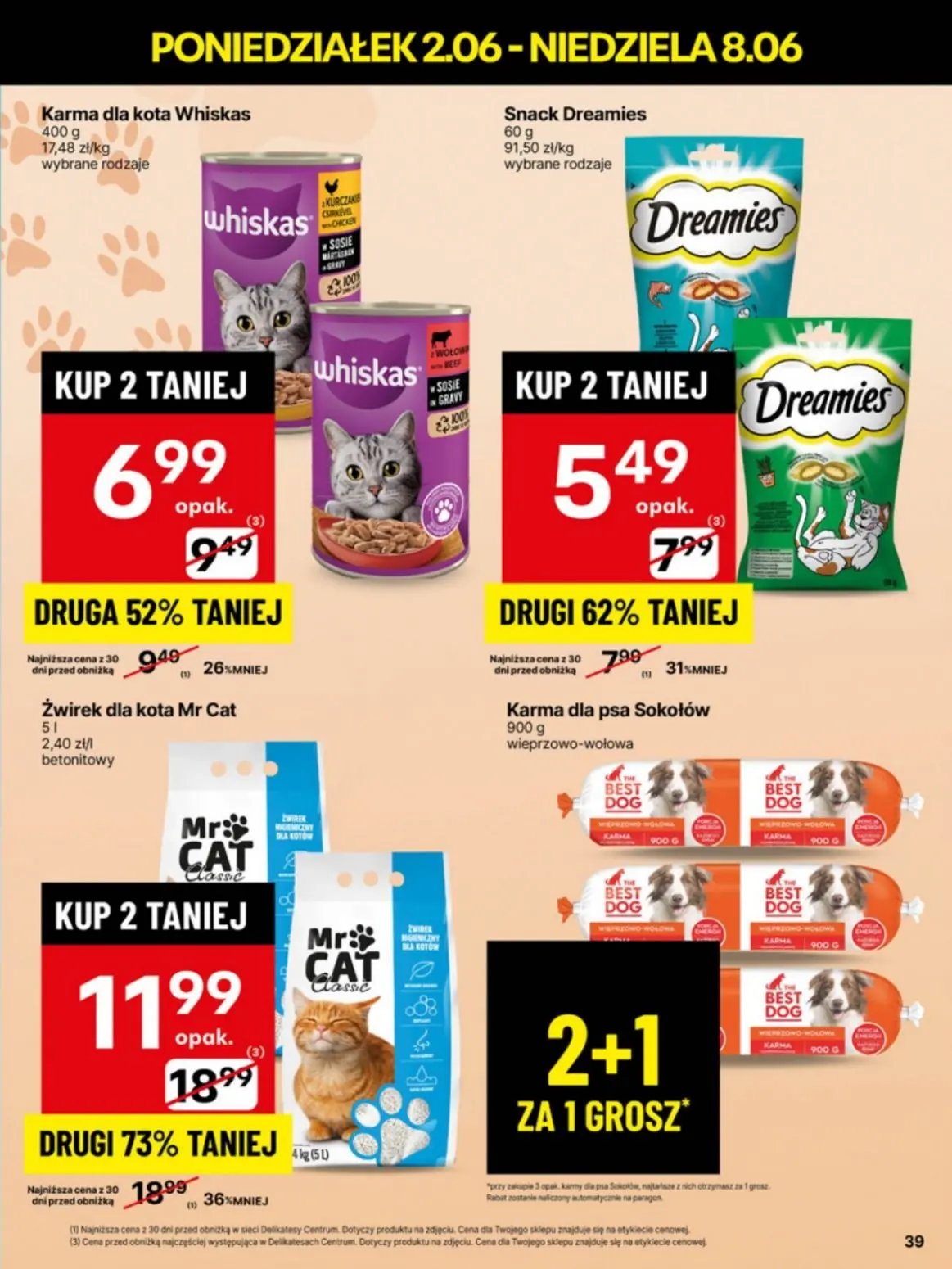 gazetka promocyjna Delikatesy Centrum Od poniedziałku - Strona 39