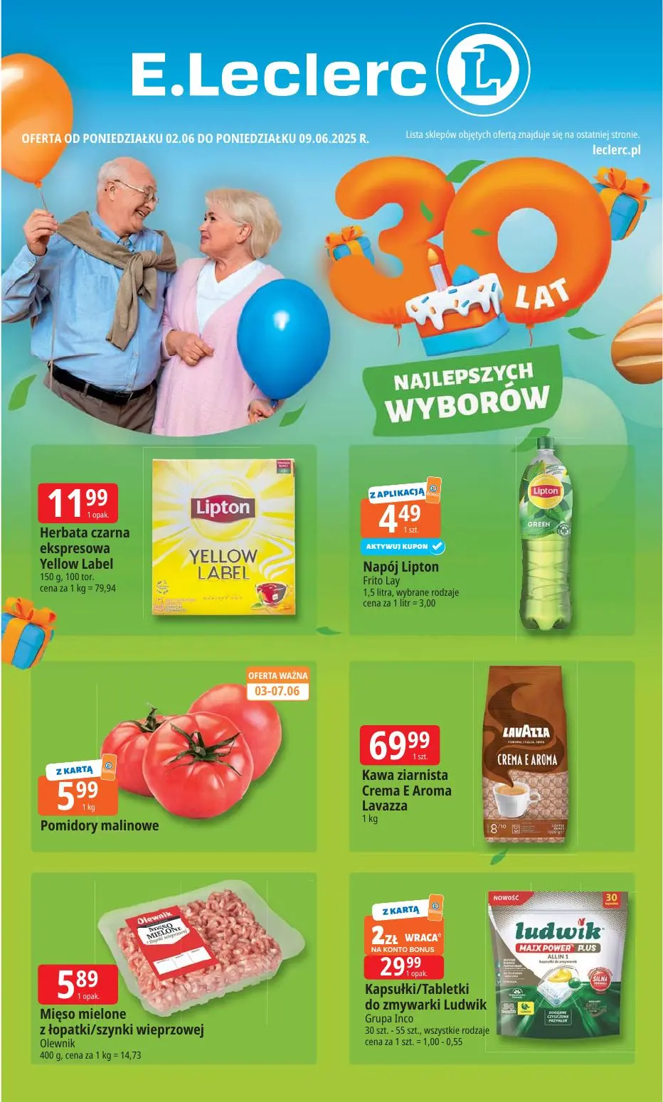 gazetka promocyjna E.Leclerc Od poniedziałku. Najlepszy wybór - Strona 1