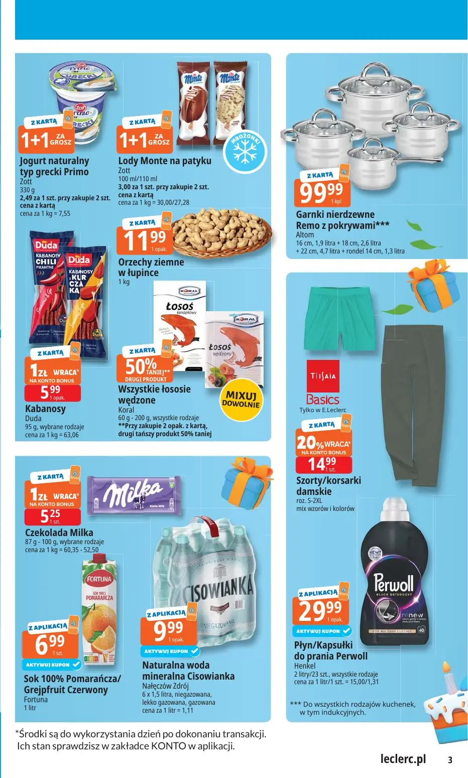 gazetka promocyjna E.Leclerc Od poniedziałku. Najlepszy wybór - Strona 3