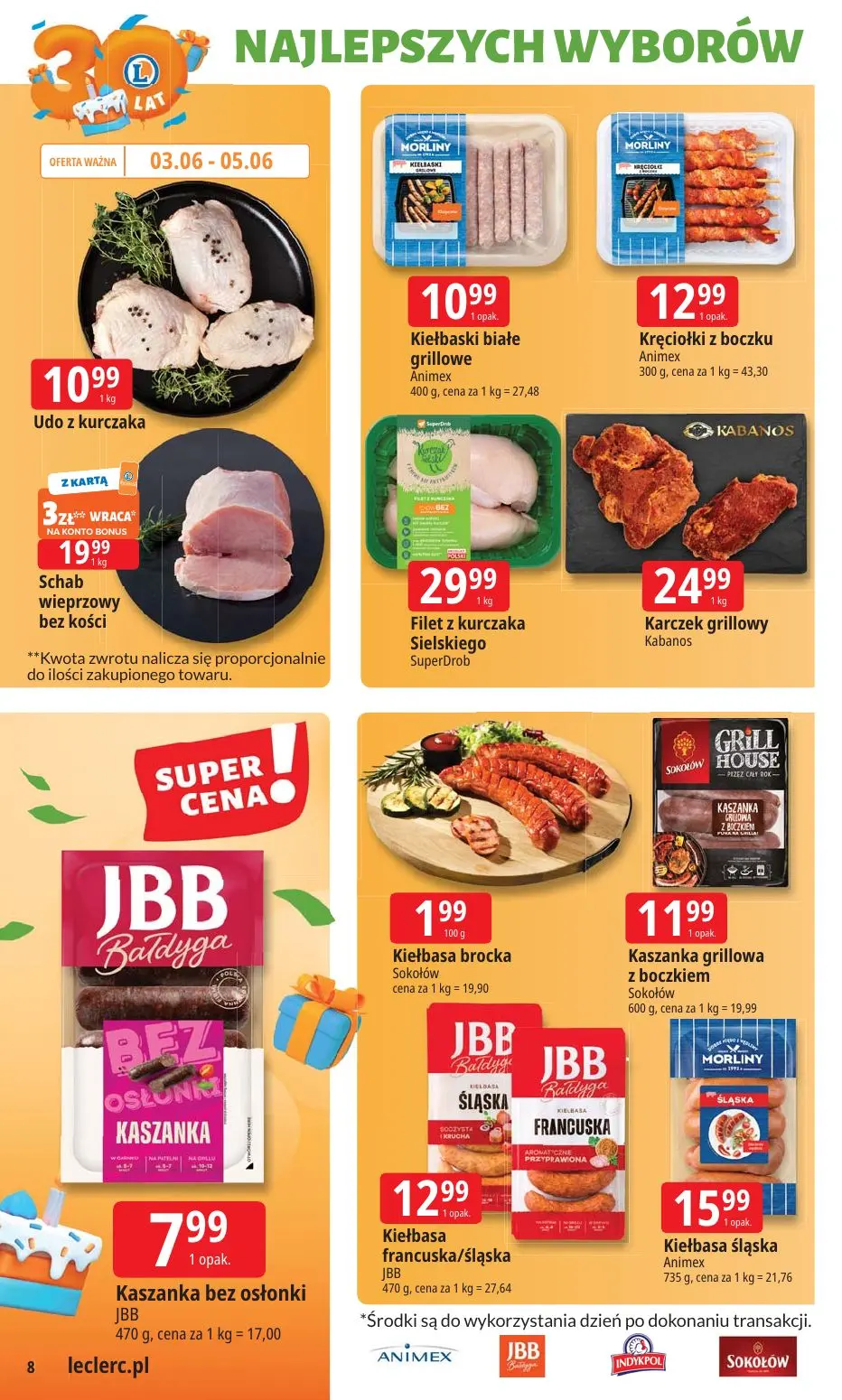 gazetka promocyjna E.Leclerc Od poniedziałku. Najlepszy wybór - Strona 8