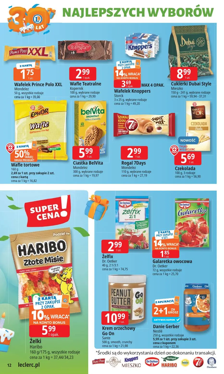 gazetka promocyjna E.Leclerc Od poniedziałku. Najlepszy wybór - Strona 12
