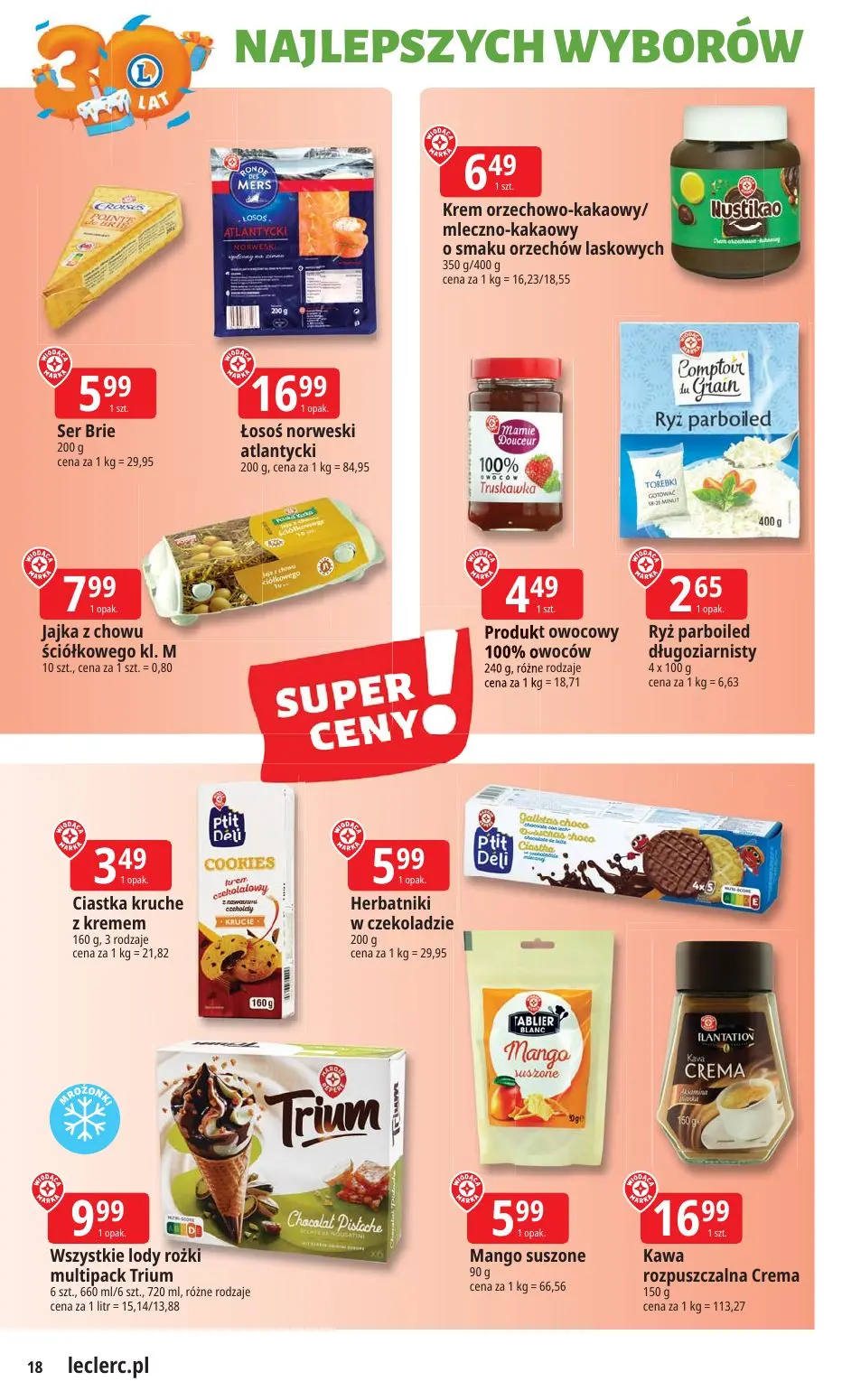 gazetka promocyjna E.Leclerc Od poniedziałku. Najlepszy wybór - Strona 18