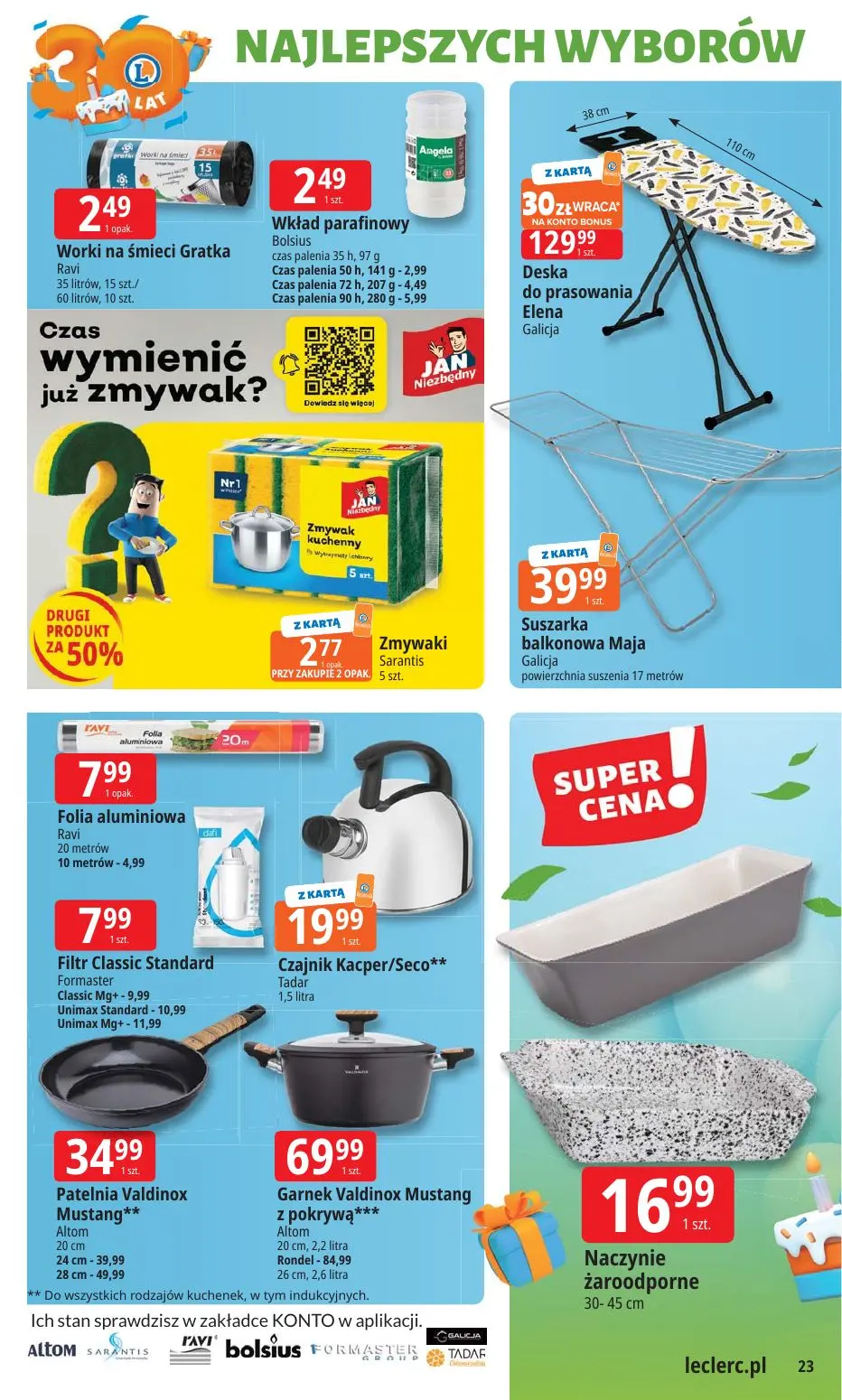 gazetka promocyjna E.Leclerc Od poniedziałku. Najlepszy wybór - Strona 23
