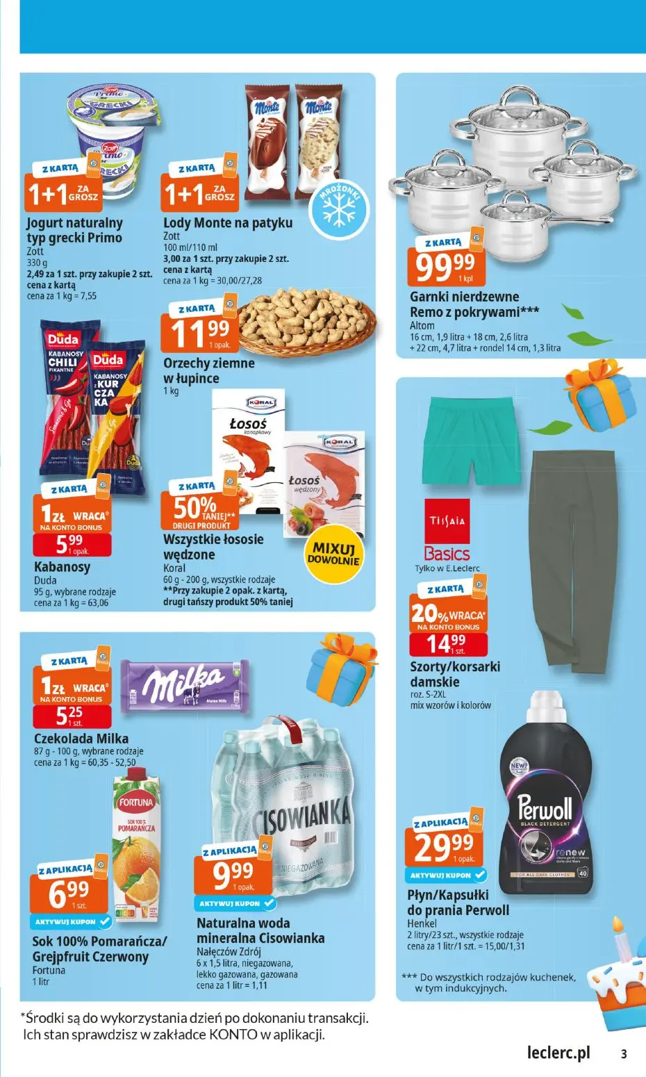 gazetka promocyjna E.Leclerc Od poniedziałku. Najlepszy wybór - Strona 3