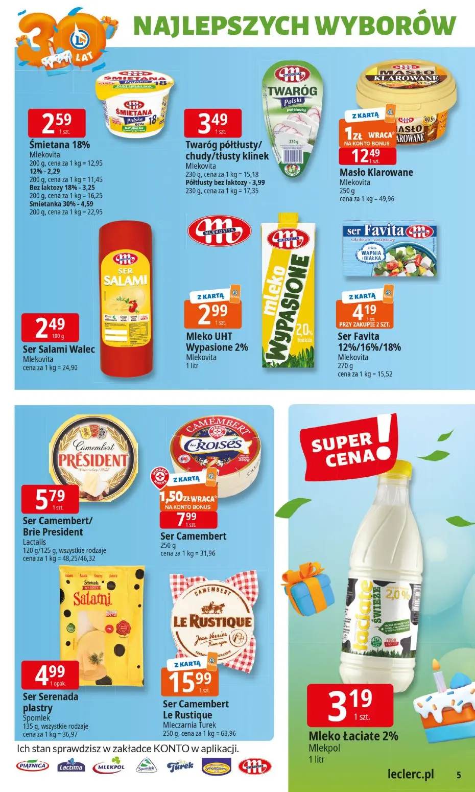 gazetka promocyjna E.Leclerc Od poniedziałku. Najlepszy wybór - Strona 5