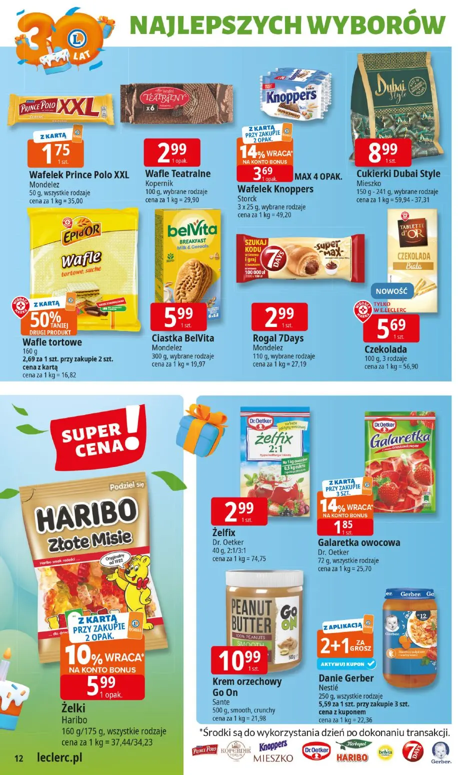 gazetka promocyjna E.Leclerc Od poniedziałku. Najlepszy wybór - Strona 12