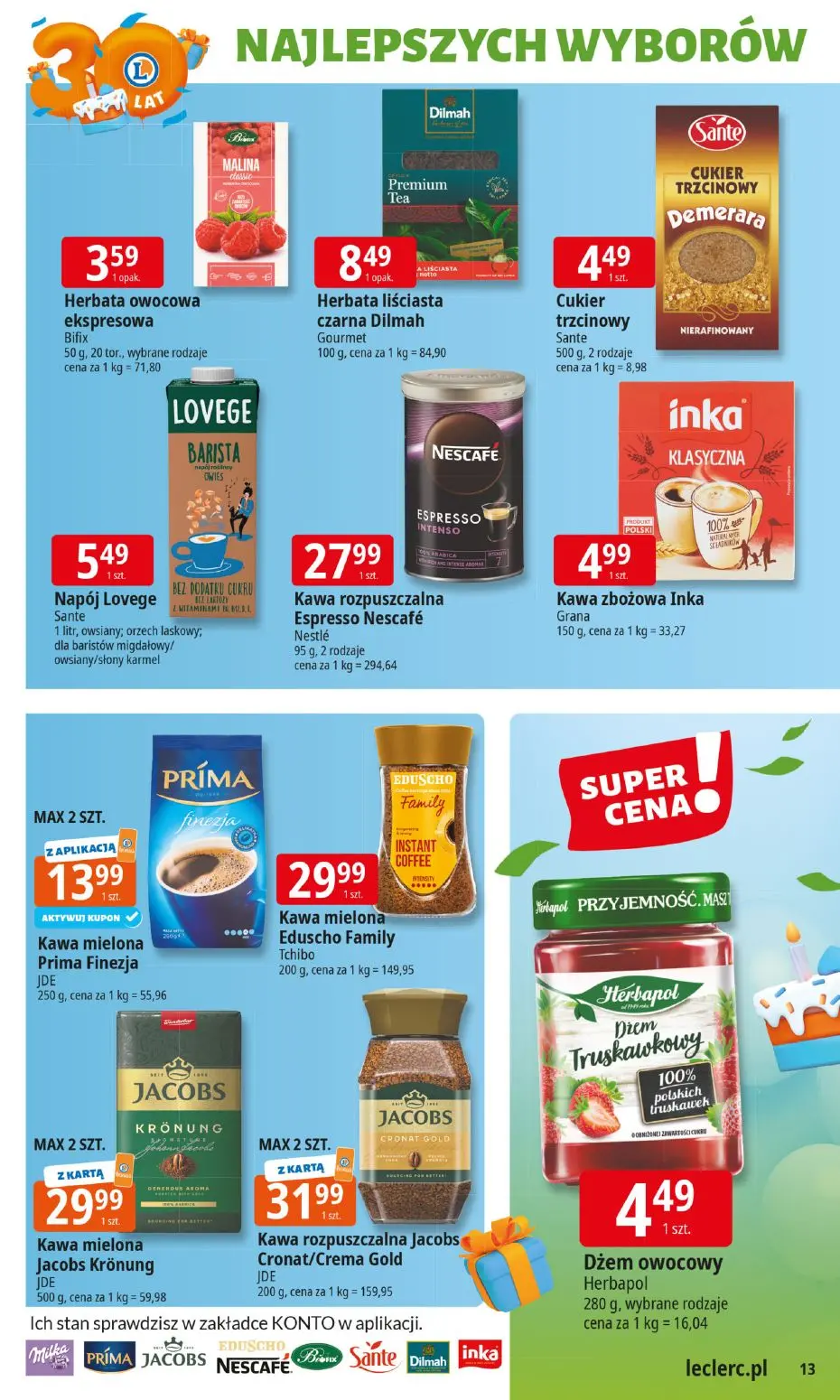 gazetka promocyjna E.Leclerc Od poniedziałku. Najlepszy wybór - Strona 13