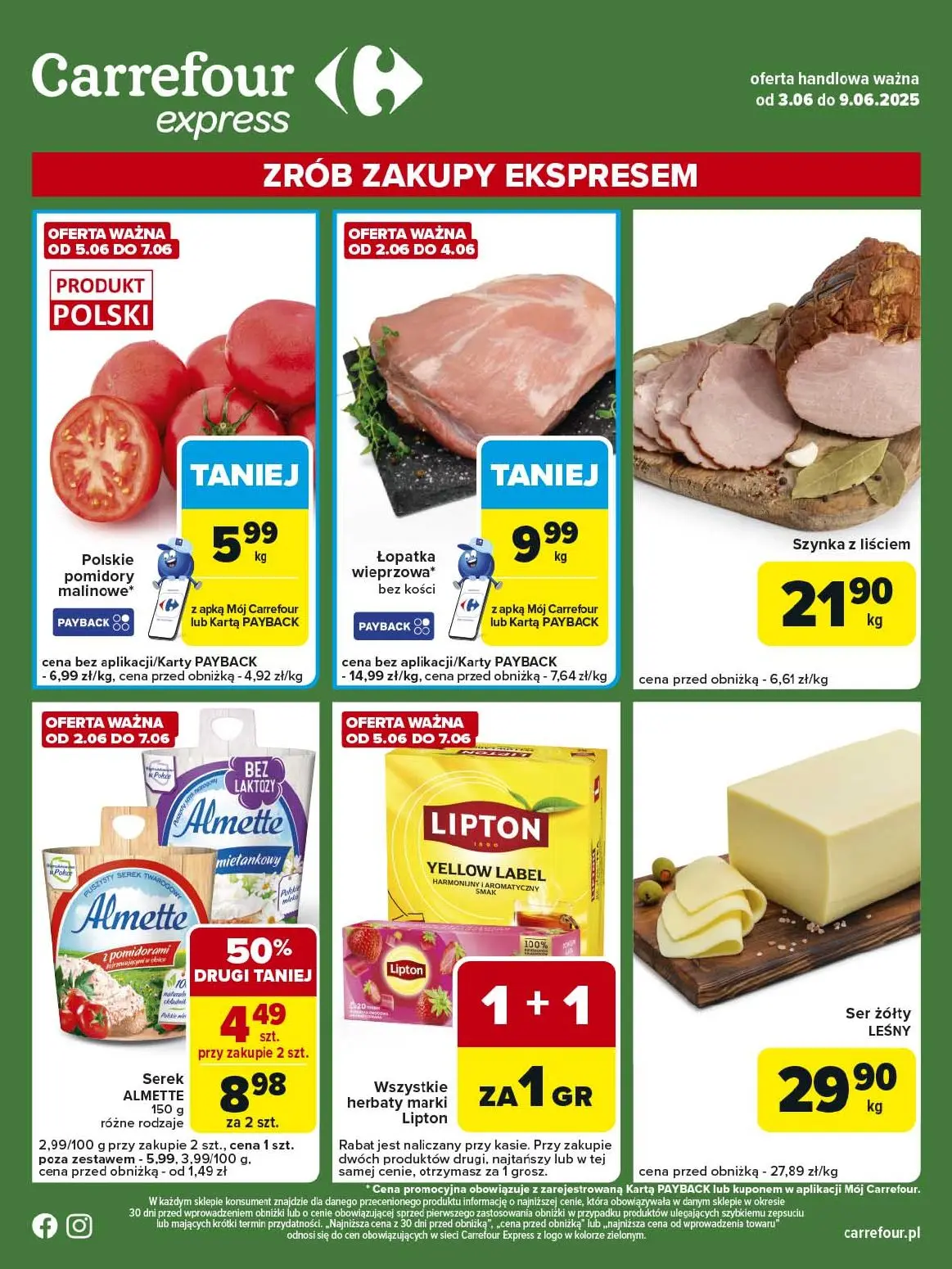 gazetka promocyjna Carrefour Express Zrób zakupy ekspresem - Strona 1