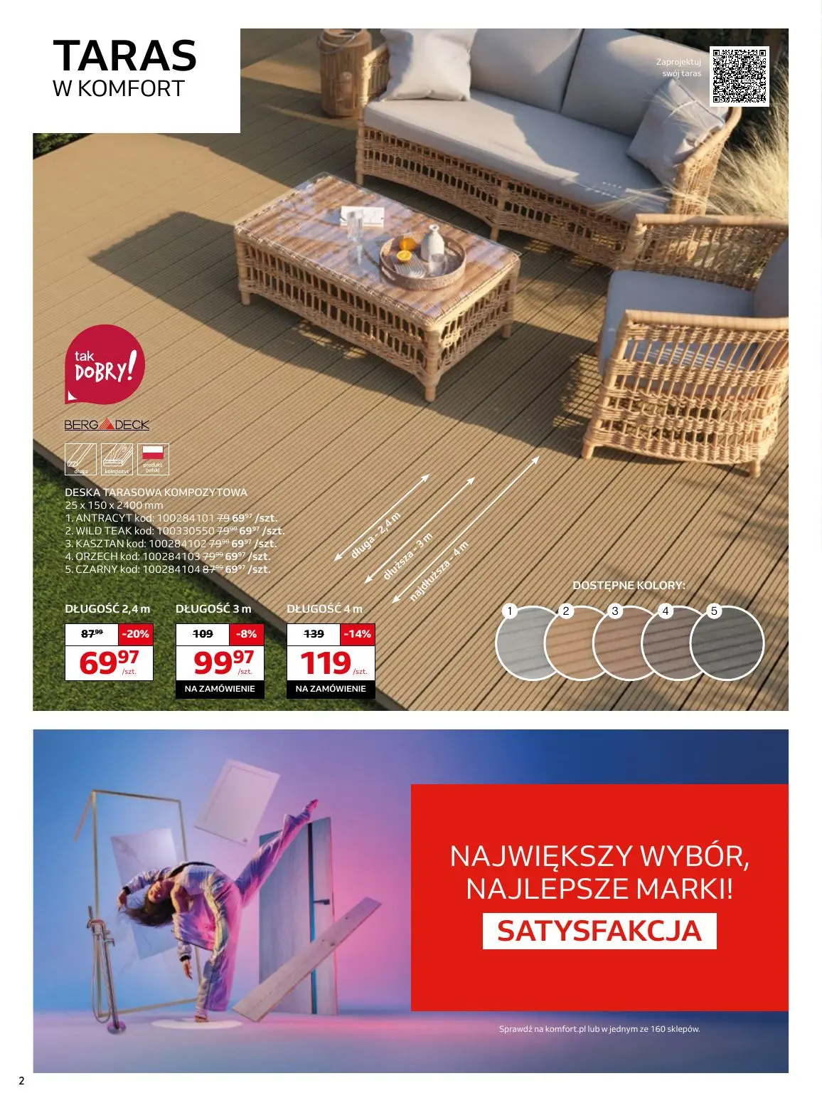 gazetka promocyjna KOMFORT Satysfakcja bez ogródek - Strona 2
