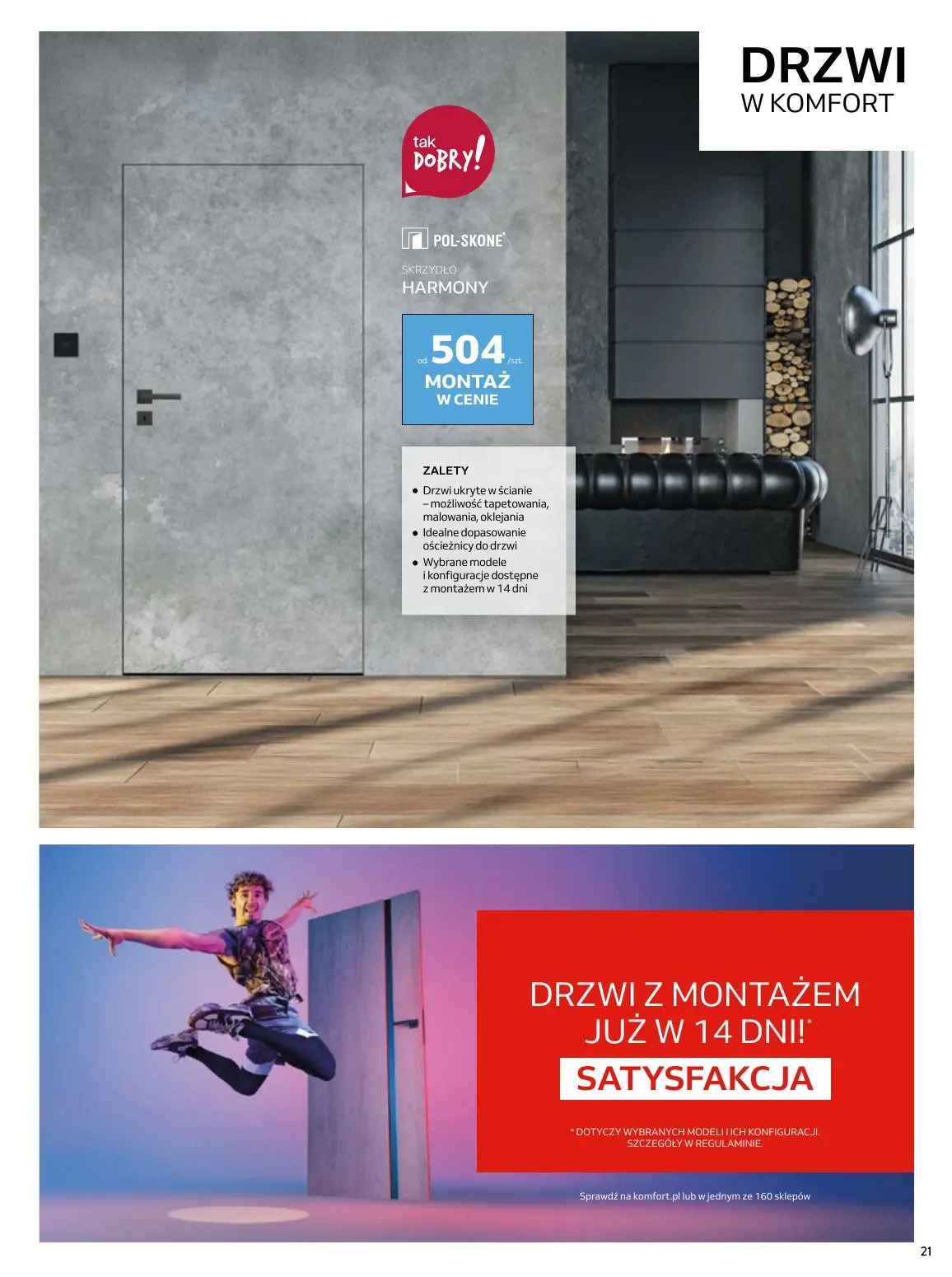 gazetka promocyjna KOMFORT Satysfakcja bez ogródek - Strona 21