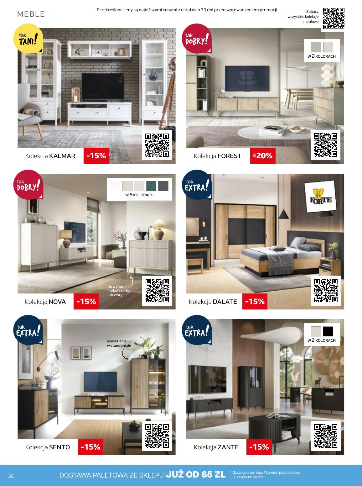 gazetka promocyjna KOMFORT Satysfakcja bez ogródek - Strona 36