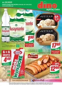 Gazetka promocyjna dino, ważna od 2025-06-04 do 2025-06-10.