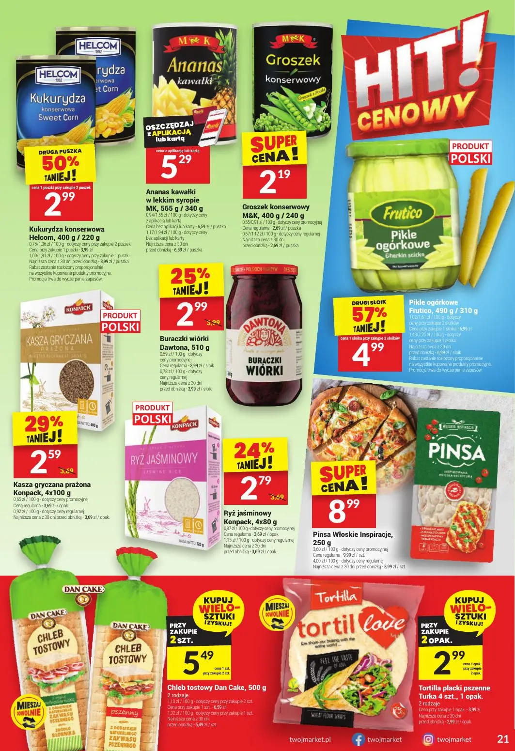 gazetka promocyjna Twój Market Zawsze po drodze - Strona 21