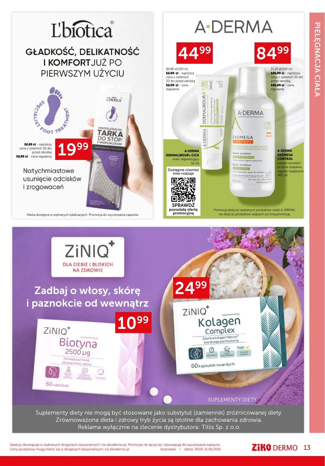 gazetka promocyjna Ziko Delikatna pielęgnacja wrażliwej skóry - Strona 13