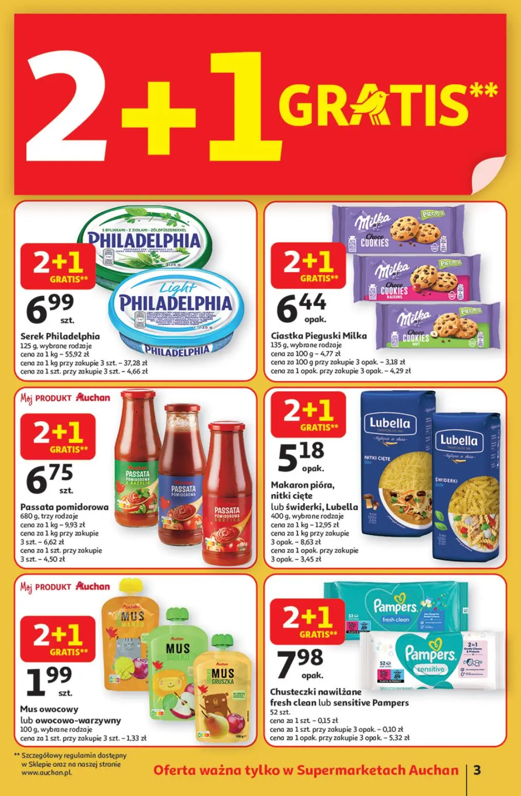 gazetka promocyjna Auchan Supermarket Lato First Minute - Strona 3